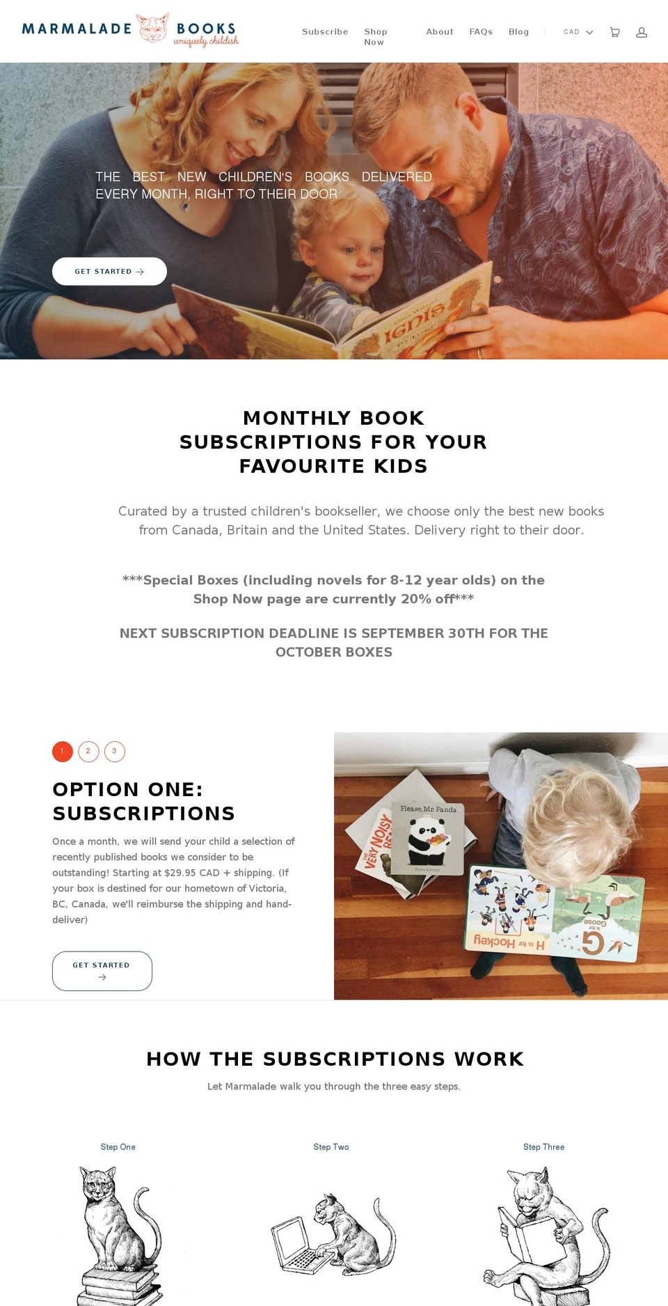 readmarmalade.com shopify website screenshot