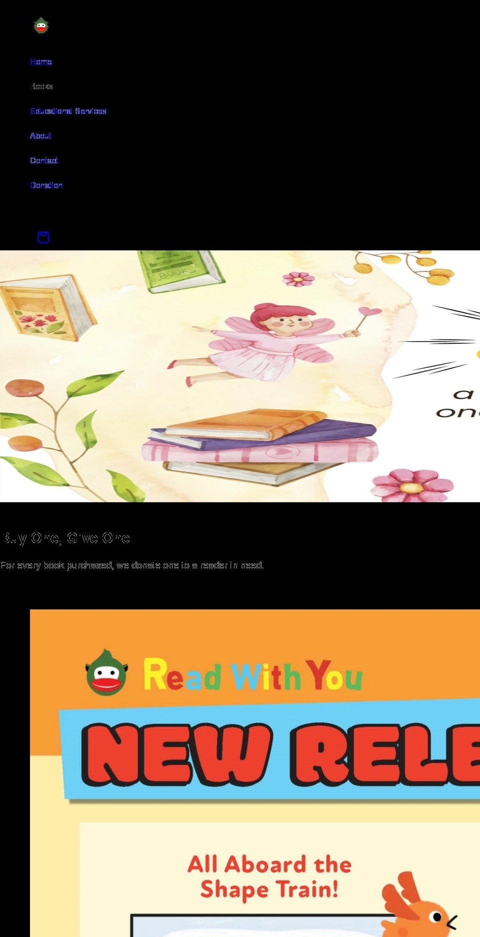 readwithyou.com shopify website screenshot