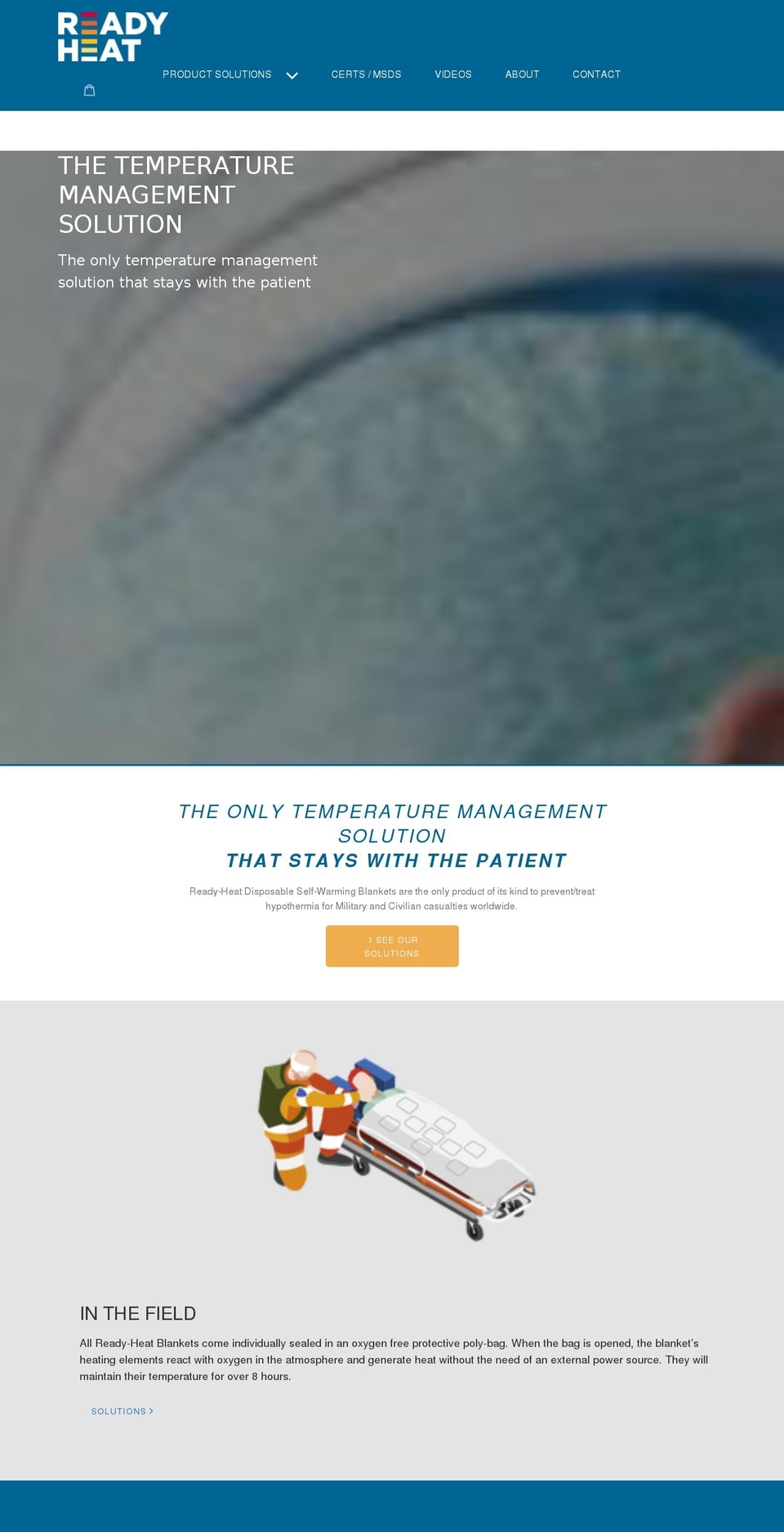 ready-heat.com.au shopify website screenshot