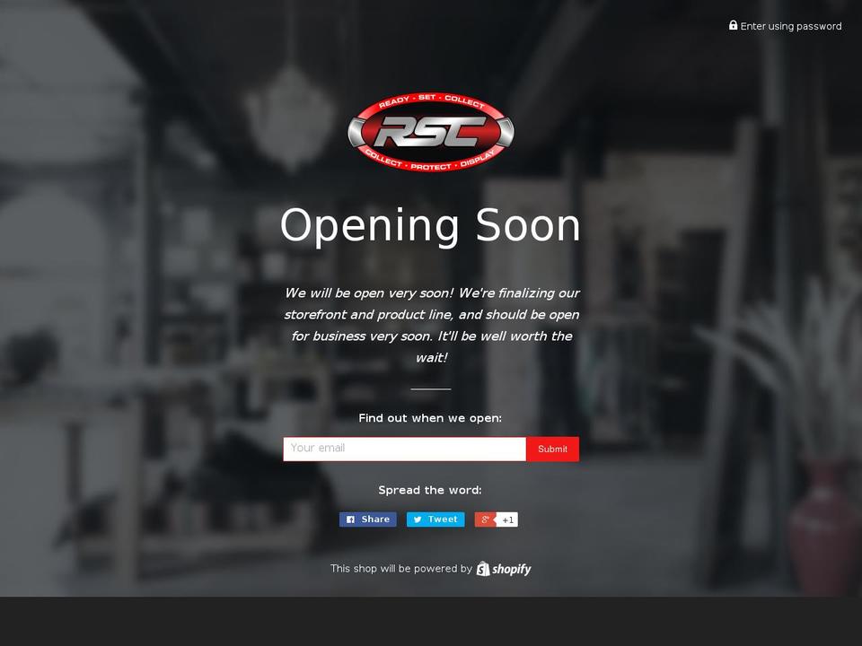 ready-set-collect.com shopify website screenshot