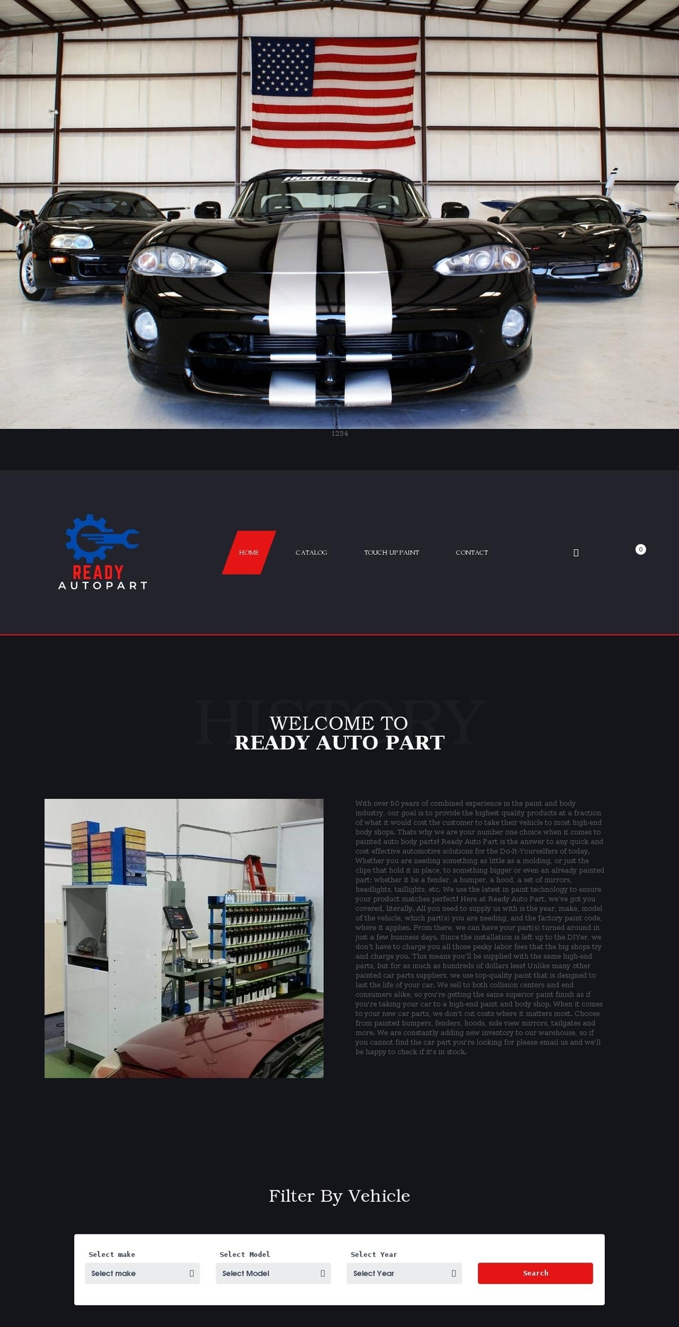 Aero-v--shopify Shopify theme site example readyautopart.com