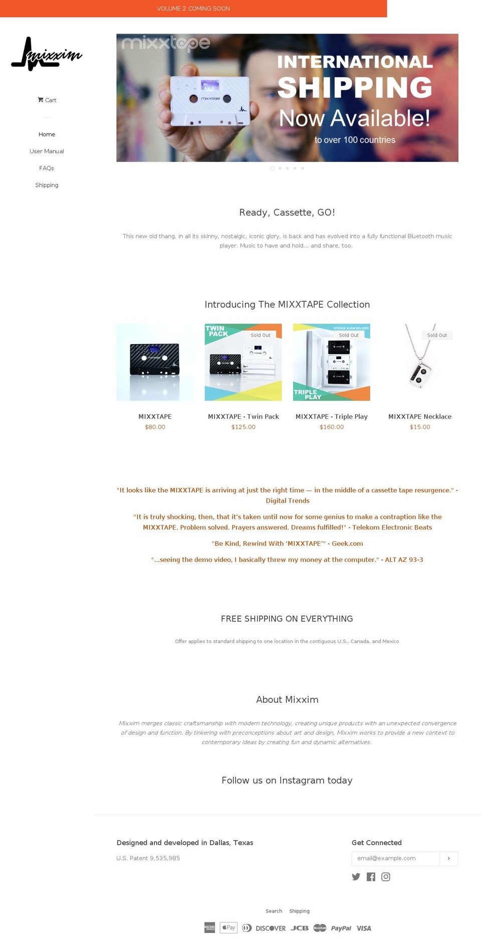 readycassettego.com — Shopify storefront screenshot