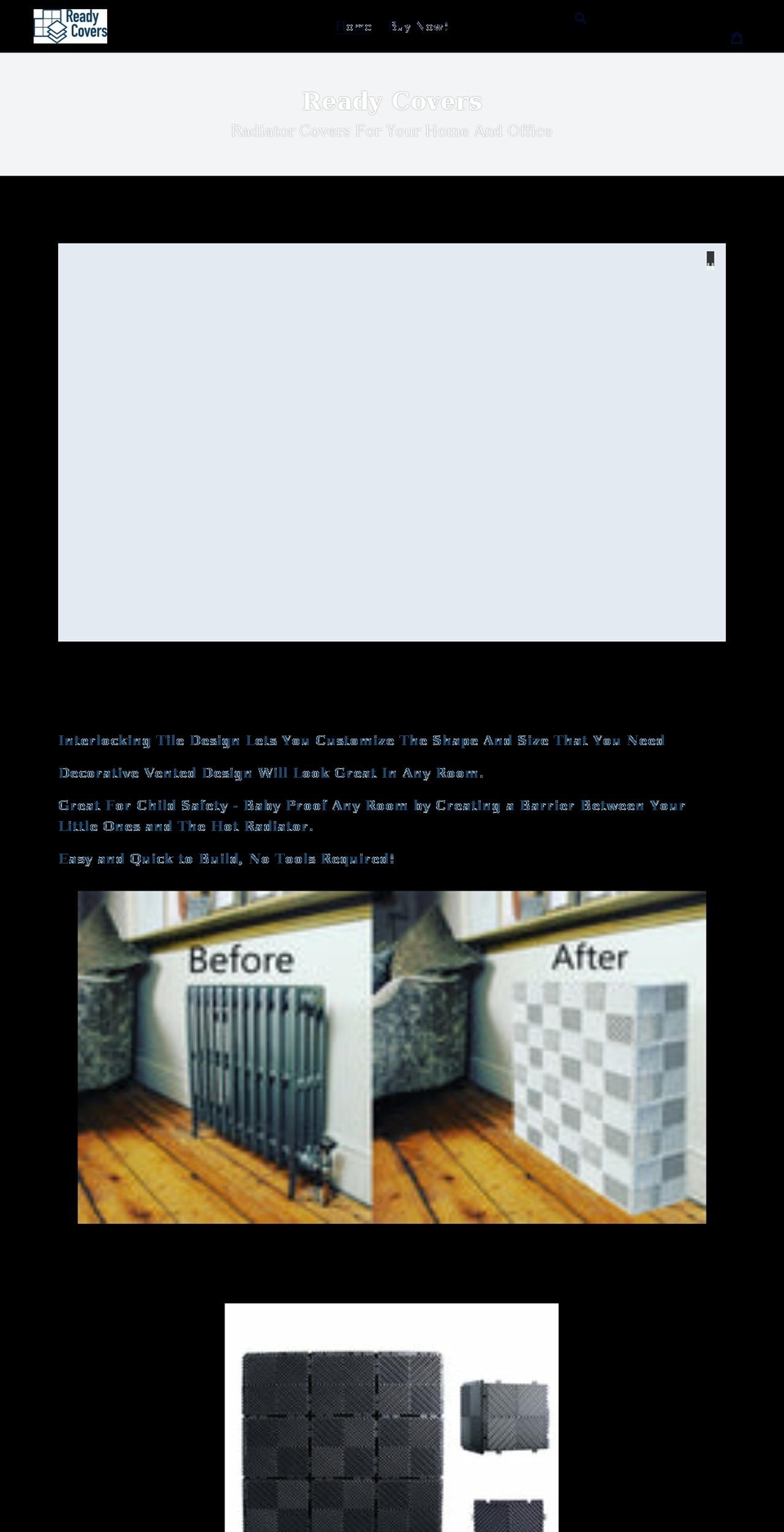 readycoversonline.com shopify website screenshot
