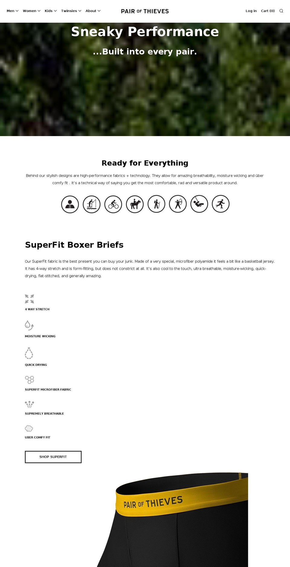 readyforeverything.com — Shopify storefront screenshot
