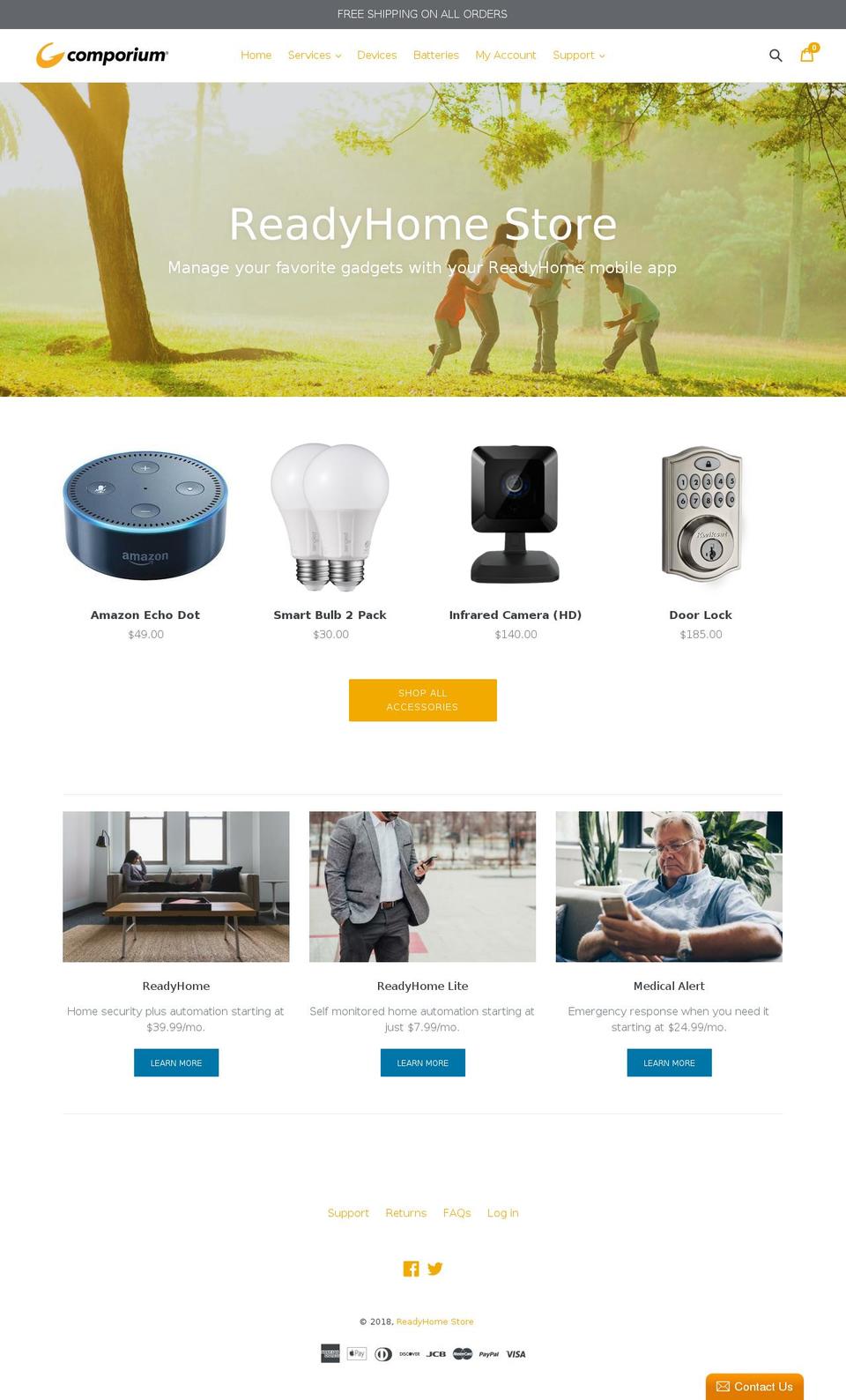 readyhomestore.com — Shopify storefront screenshot