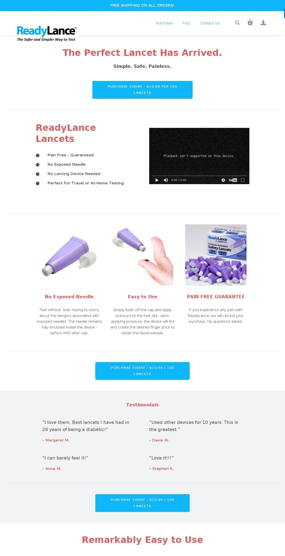 readylance.com shopify website screenshot