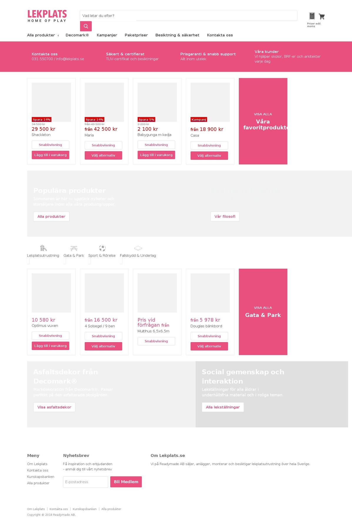 archive Shopify theme site example readymade.se