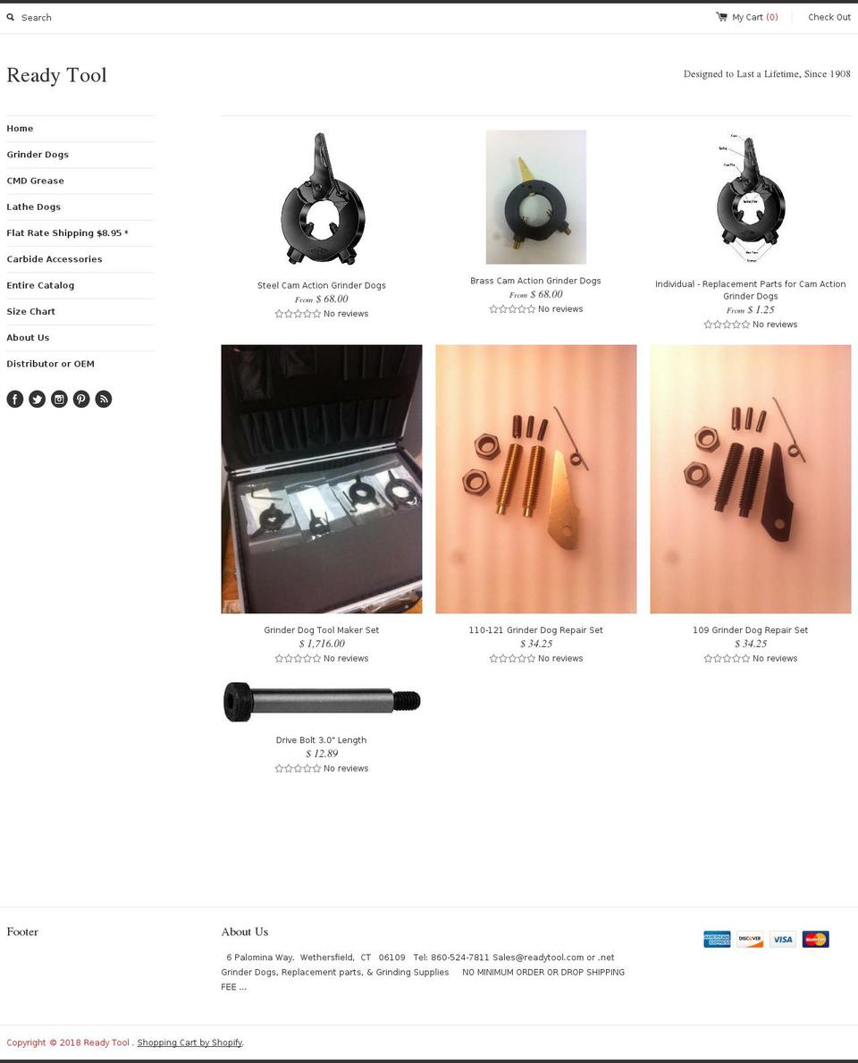 readytool.net shopify website screenshot