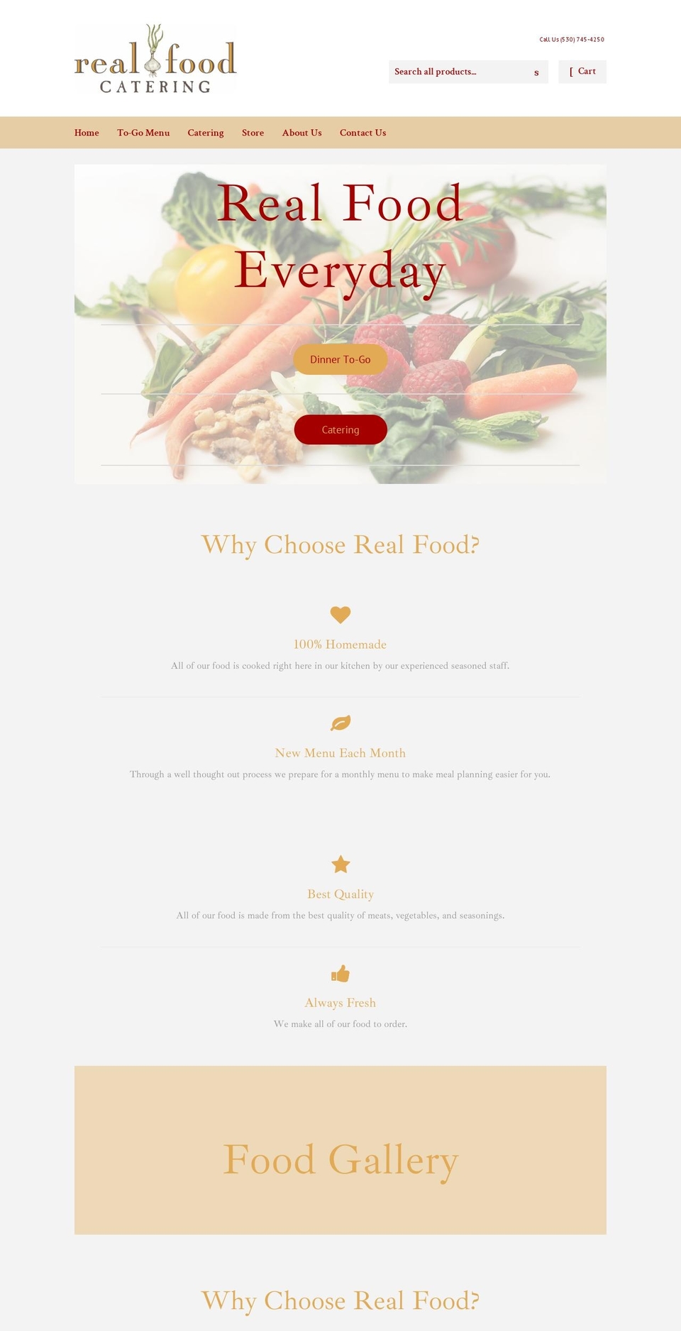 real-food-everything.myshopify.com shopify website screenshot