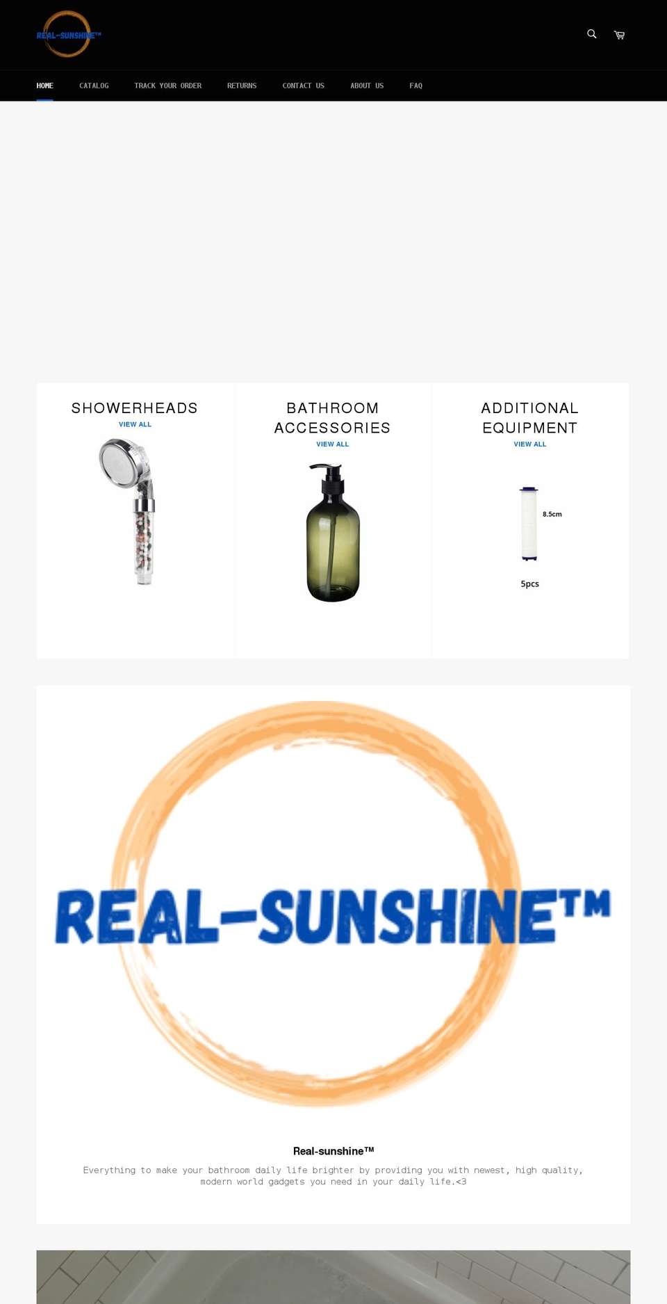 real-sunshine.com shopify website screenshot