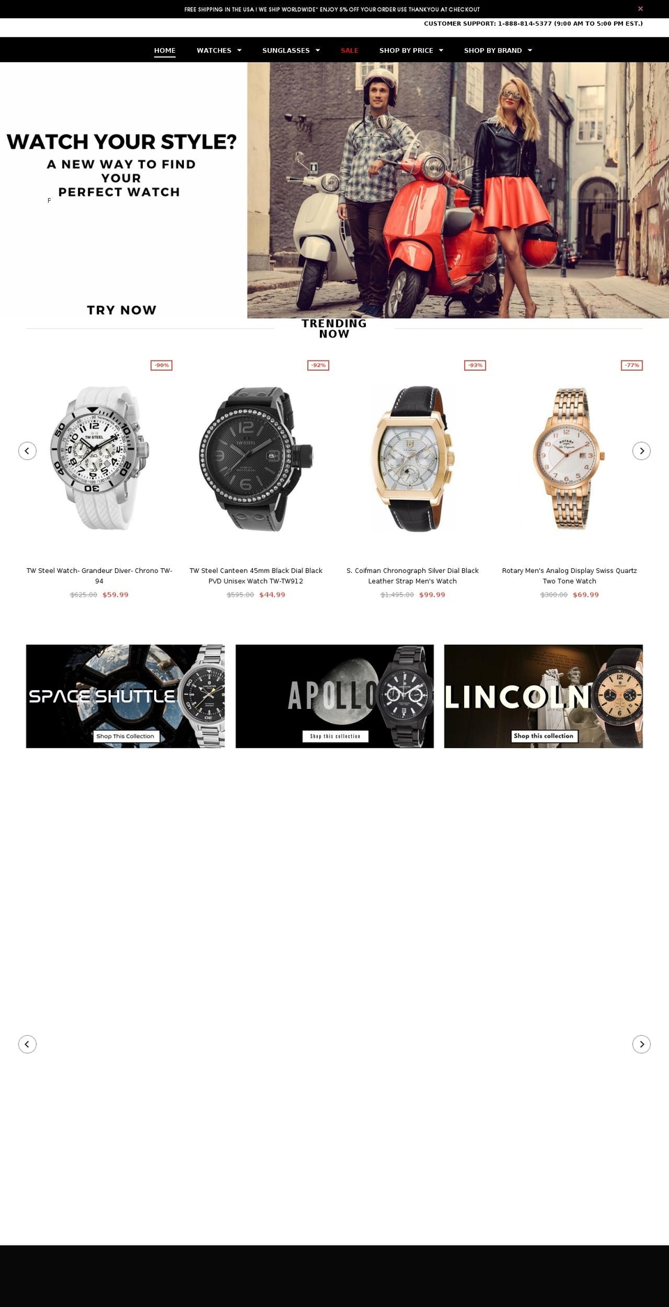 real4less.com — Shopify storefront screenshot