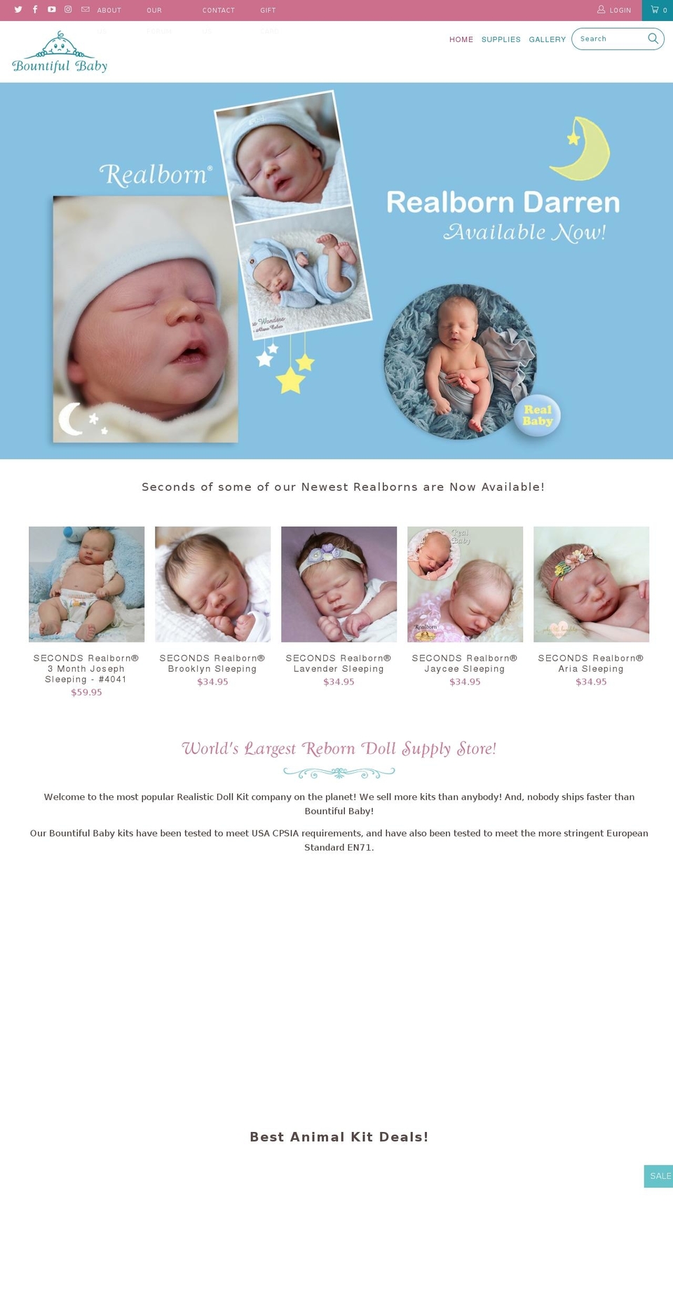 turbo-seoul-March-15-2018 Shopify theme site example realbornbabies.com