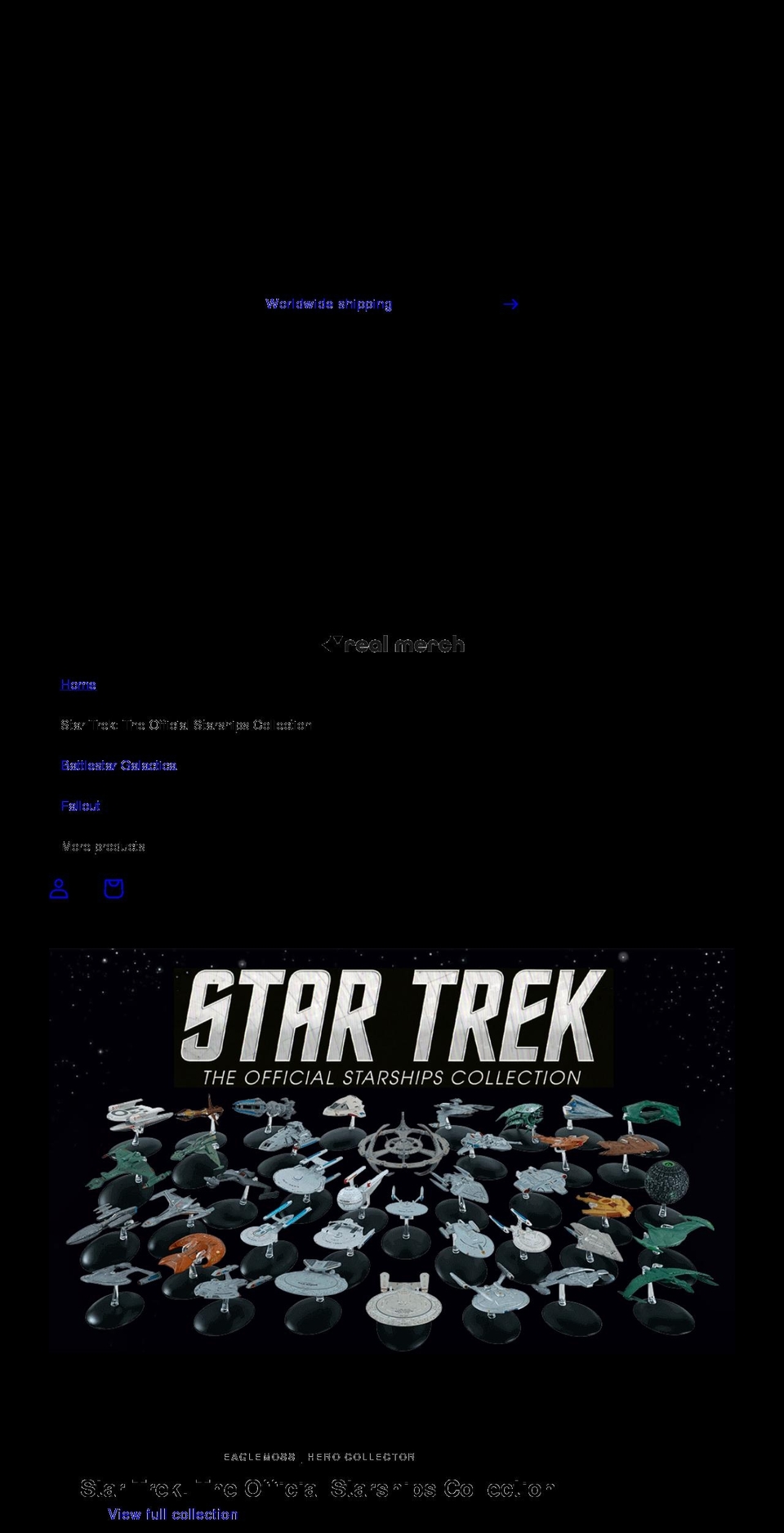 realdoctorwho.co.uk shopify website screenshot