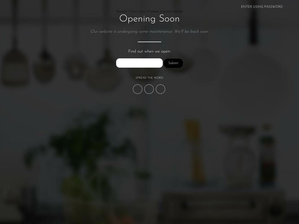realdot.com.au shopify website screenshot