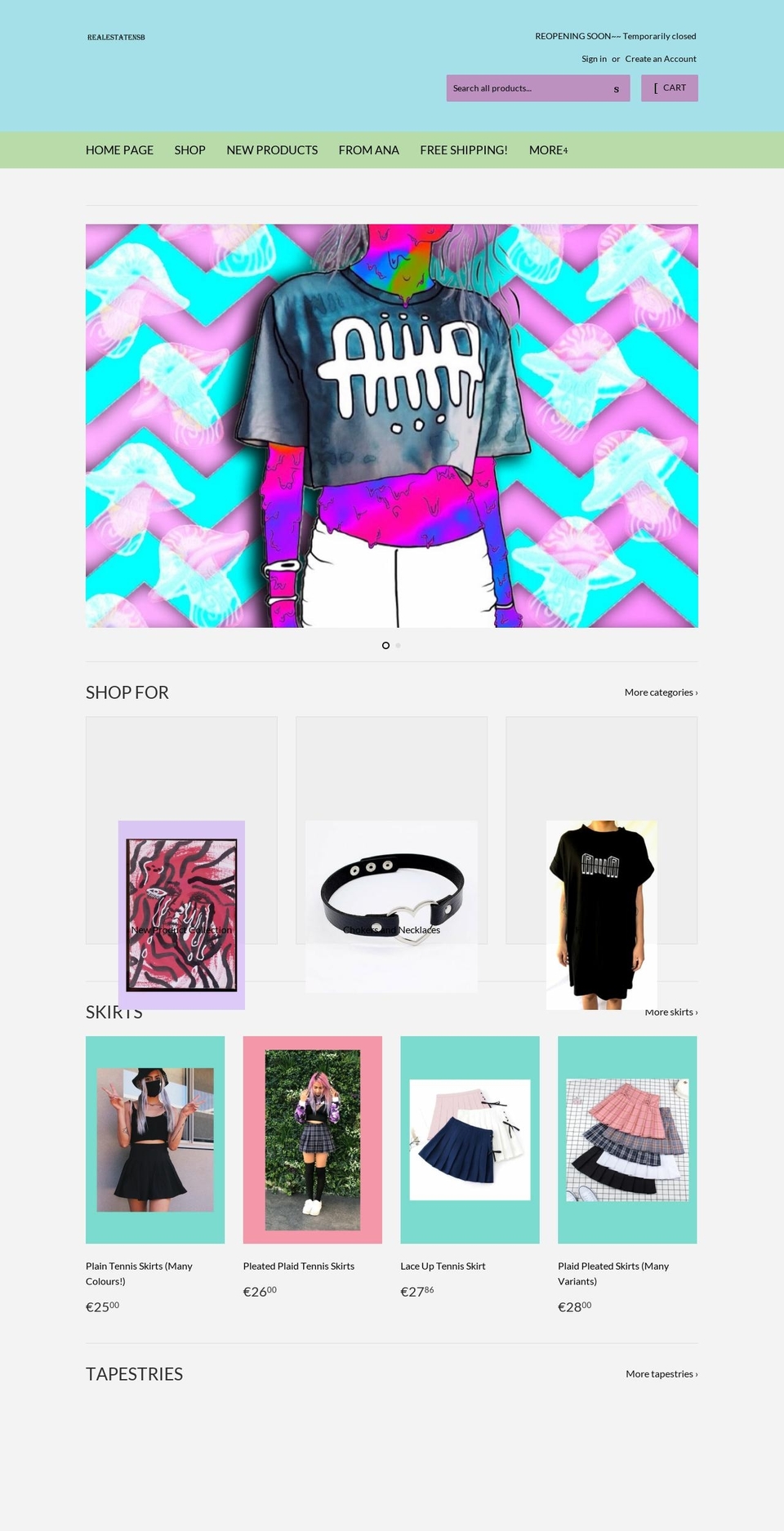 realestatensb.com shopify website screenshot