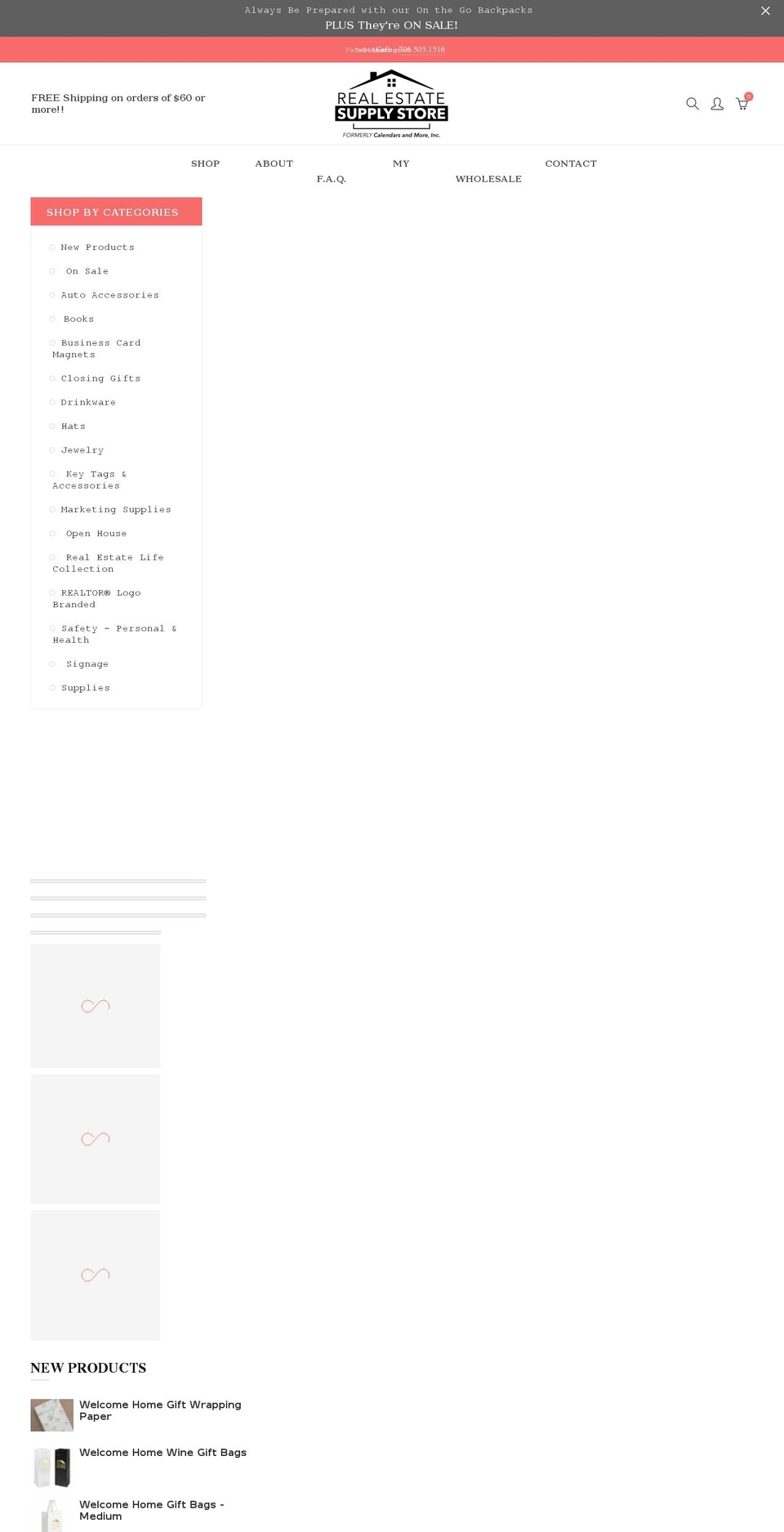 realestatesupplystore.com shopify website screenshot