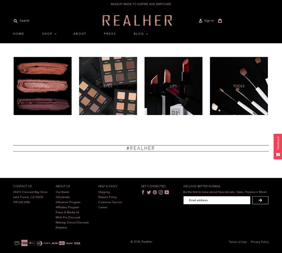 Copy of SEED \/\/ June 2018 Shopify theme site example realhermakeup.com