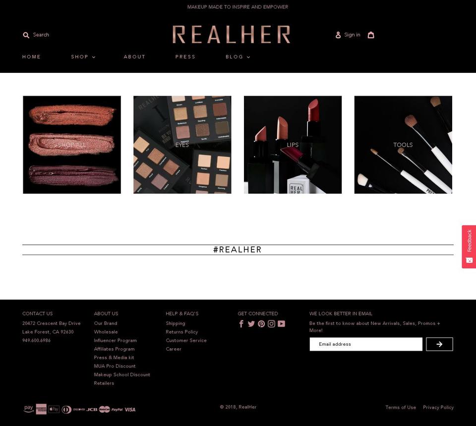 Copy of SEED \/\/ June 2018 Shopify theme site example realherproducts.com