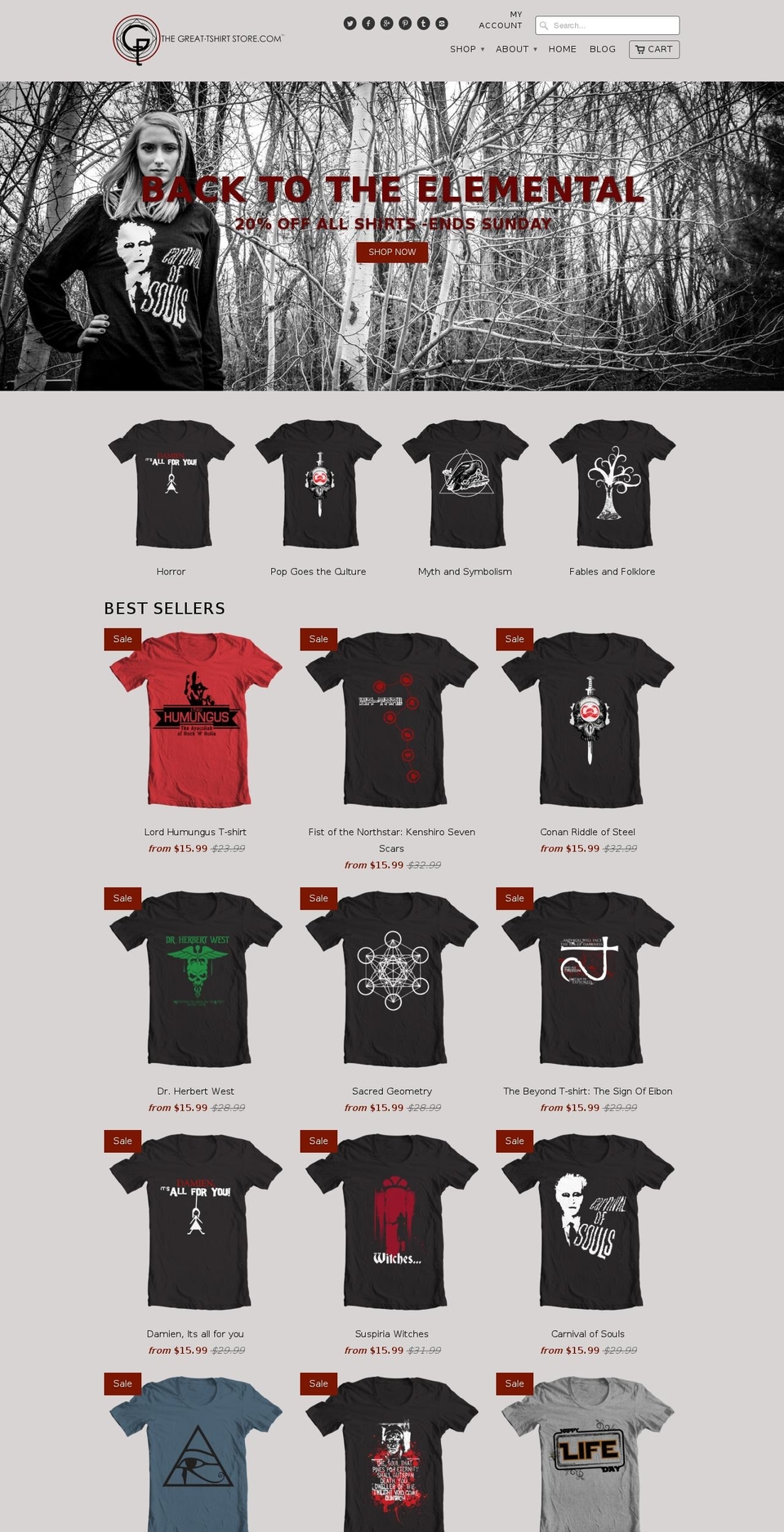 reallycooltshirts.com shopify website screenshot
