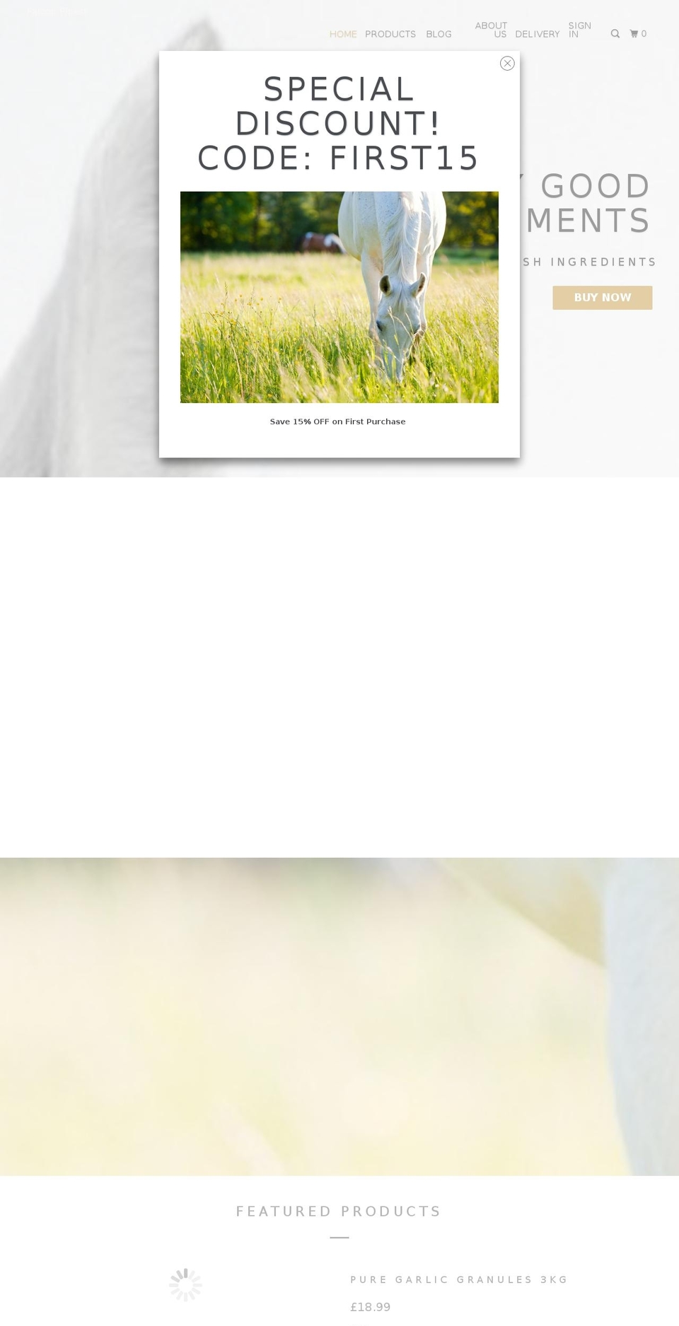 reallygoodsupplements.com — Shopify storefront screenshot