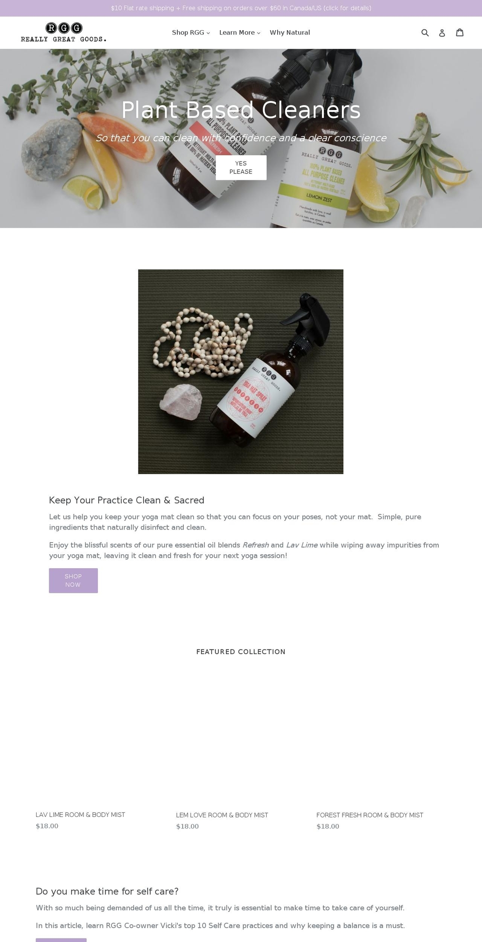 reallygreatgoods.com — Shopify storefront screenshot