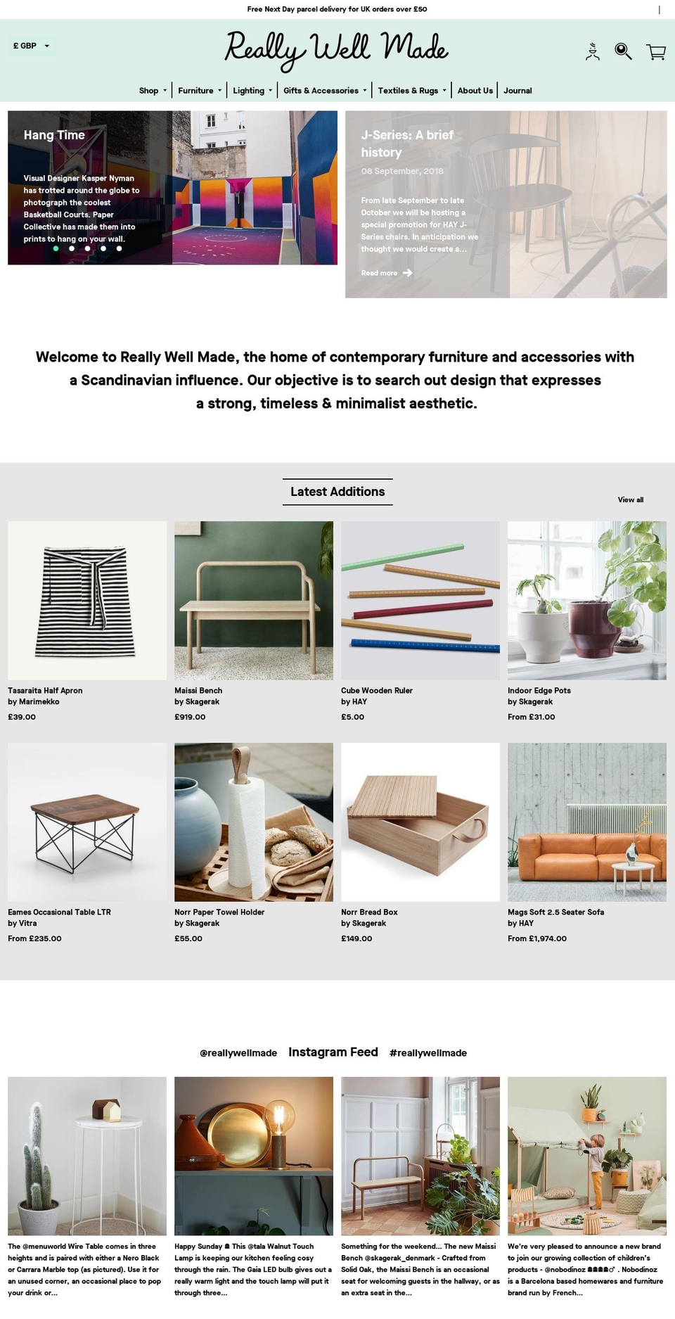 reallywellmade.com shopify website screenshot