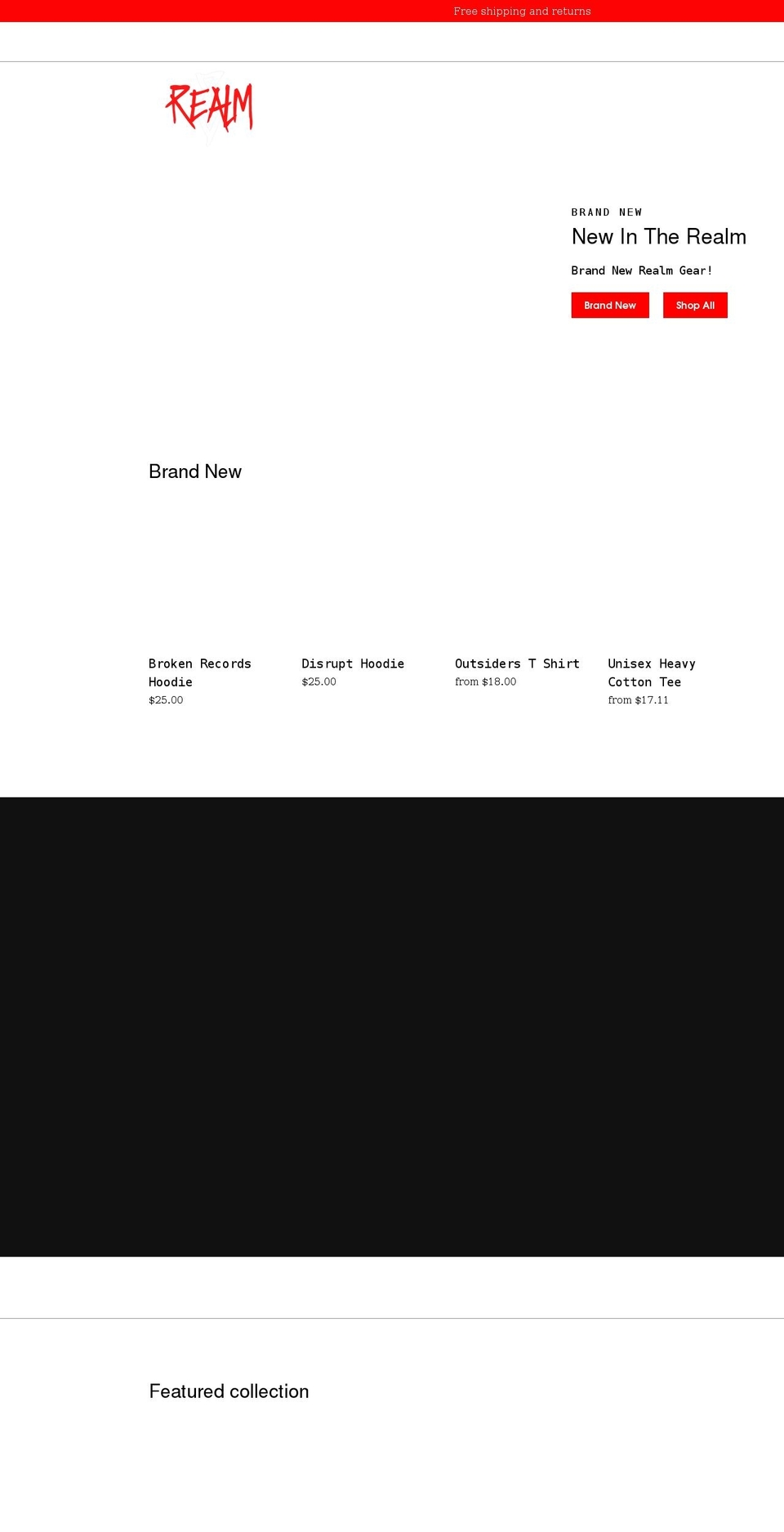 realm8.co shopify website screenshot