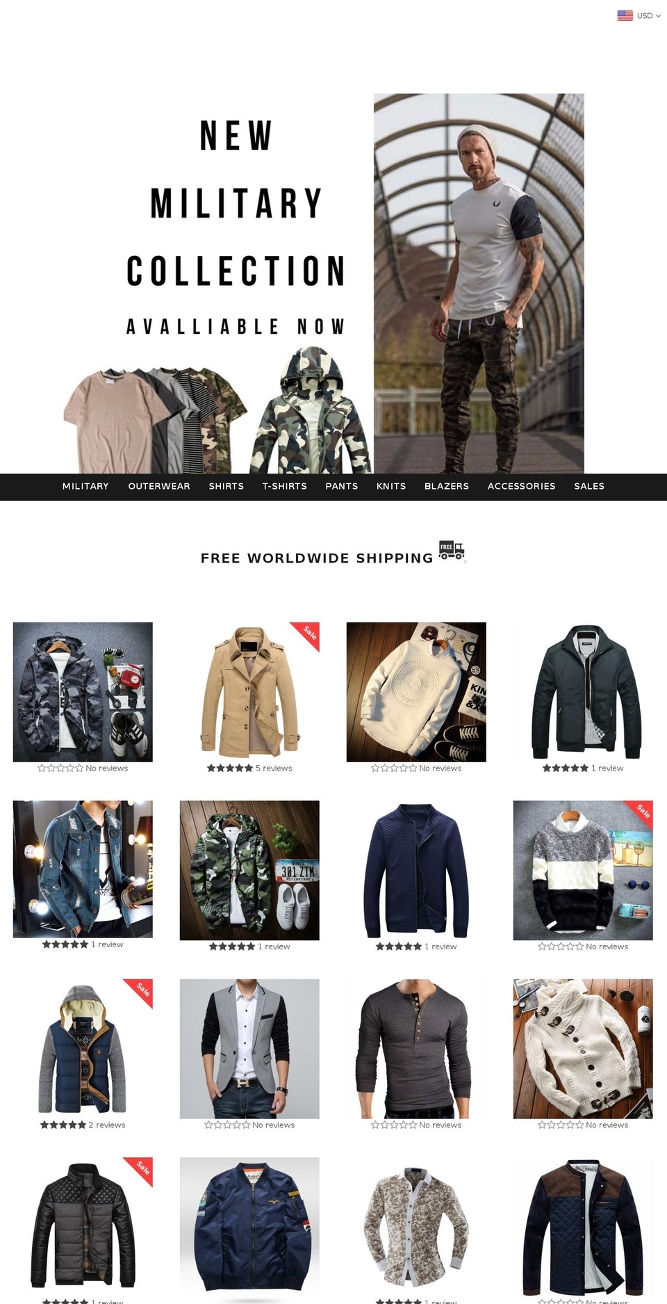 realmen-shop.com — Shopify storefront screenshot