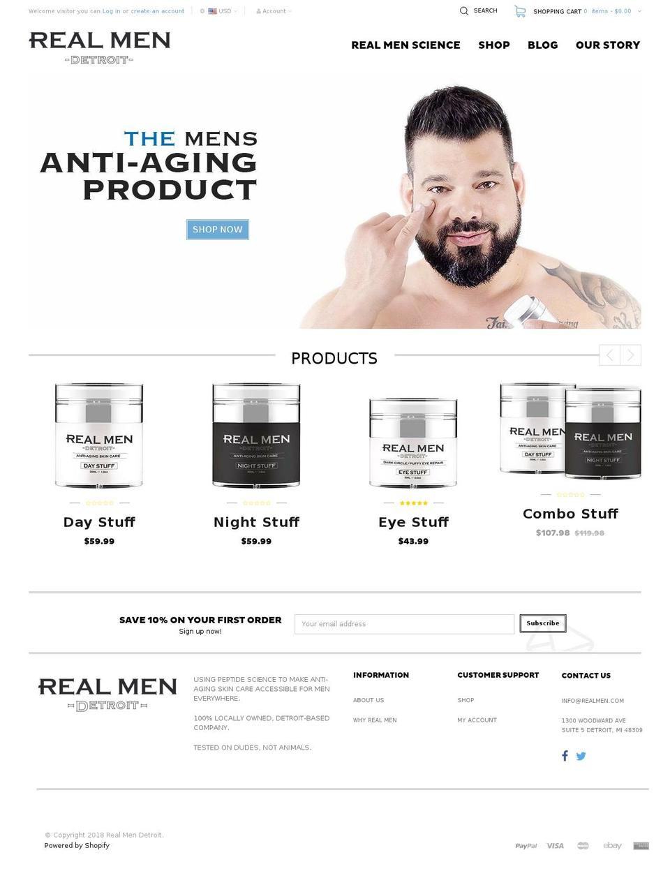 ap-gentshop-store Shopify theme site example realmendetroit.com