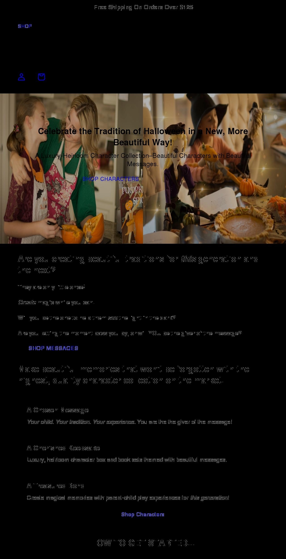 realmofhalloween.com shopify website screenshot