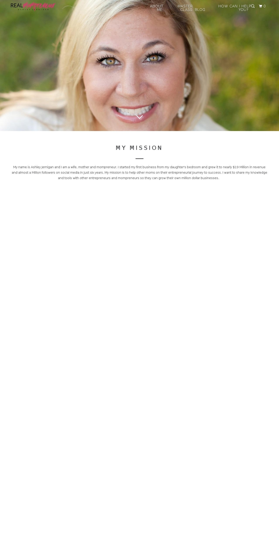 realmompreneur.com — Shopify storefront screenshot