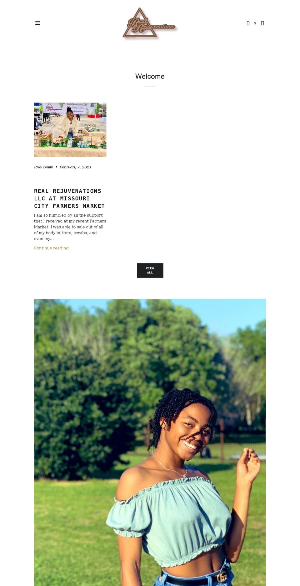 realrejuvenations.com shopify website screenshot