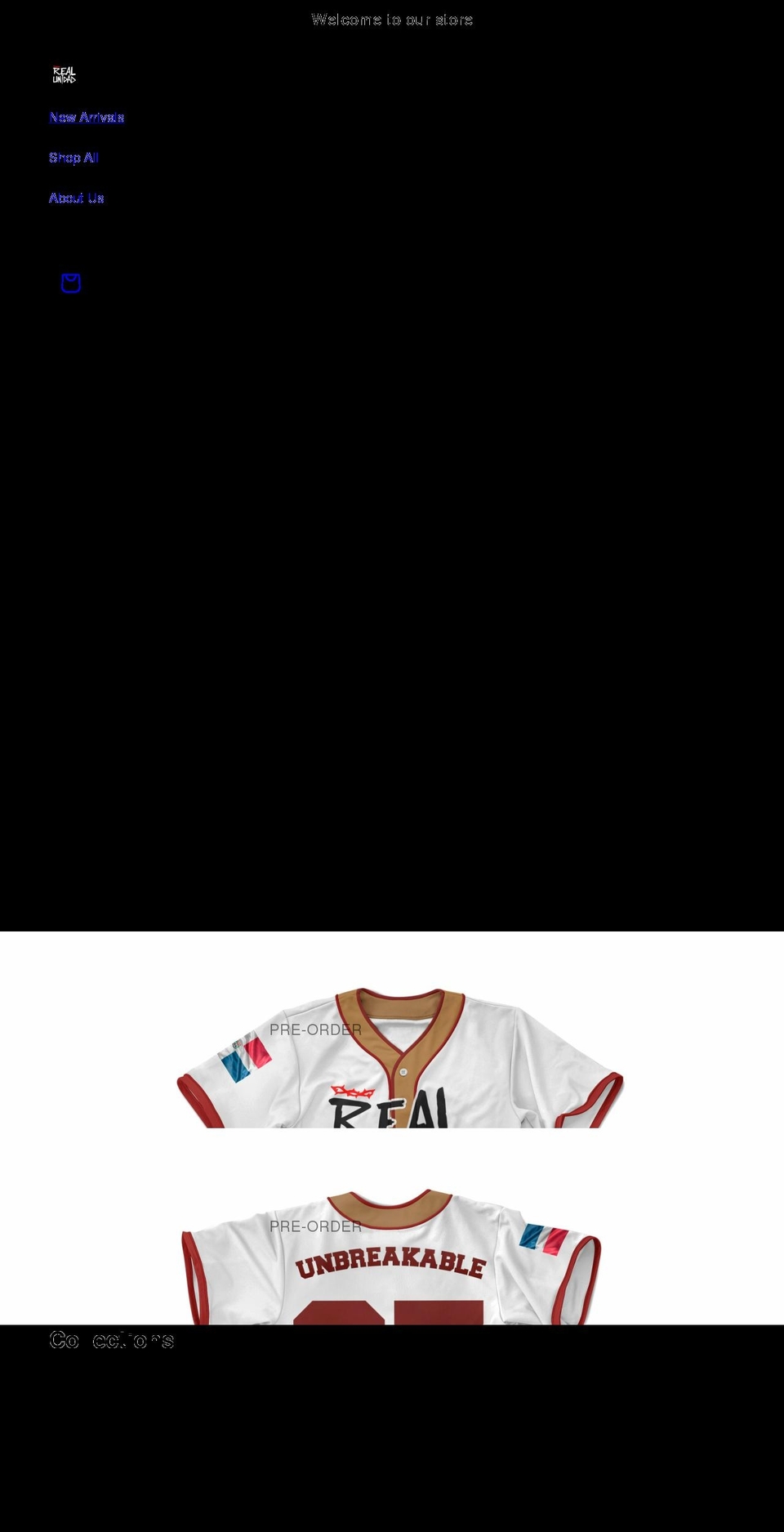 realunidad.shop shopify website screenshot