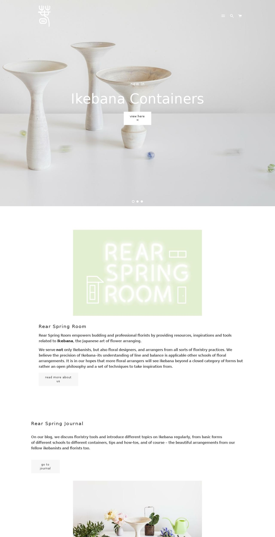 rearspringroom.com — Shopify storefront screenshot