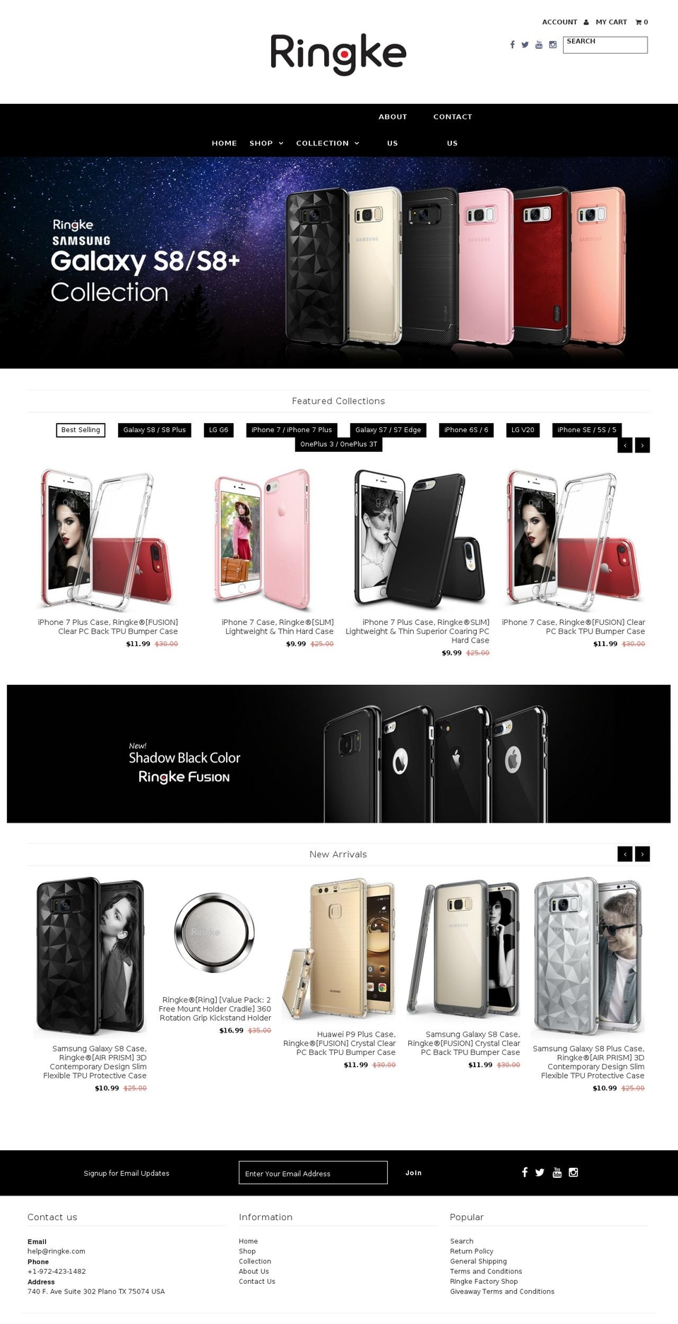 rearthusa.com shopify website screenshot