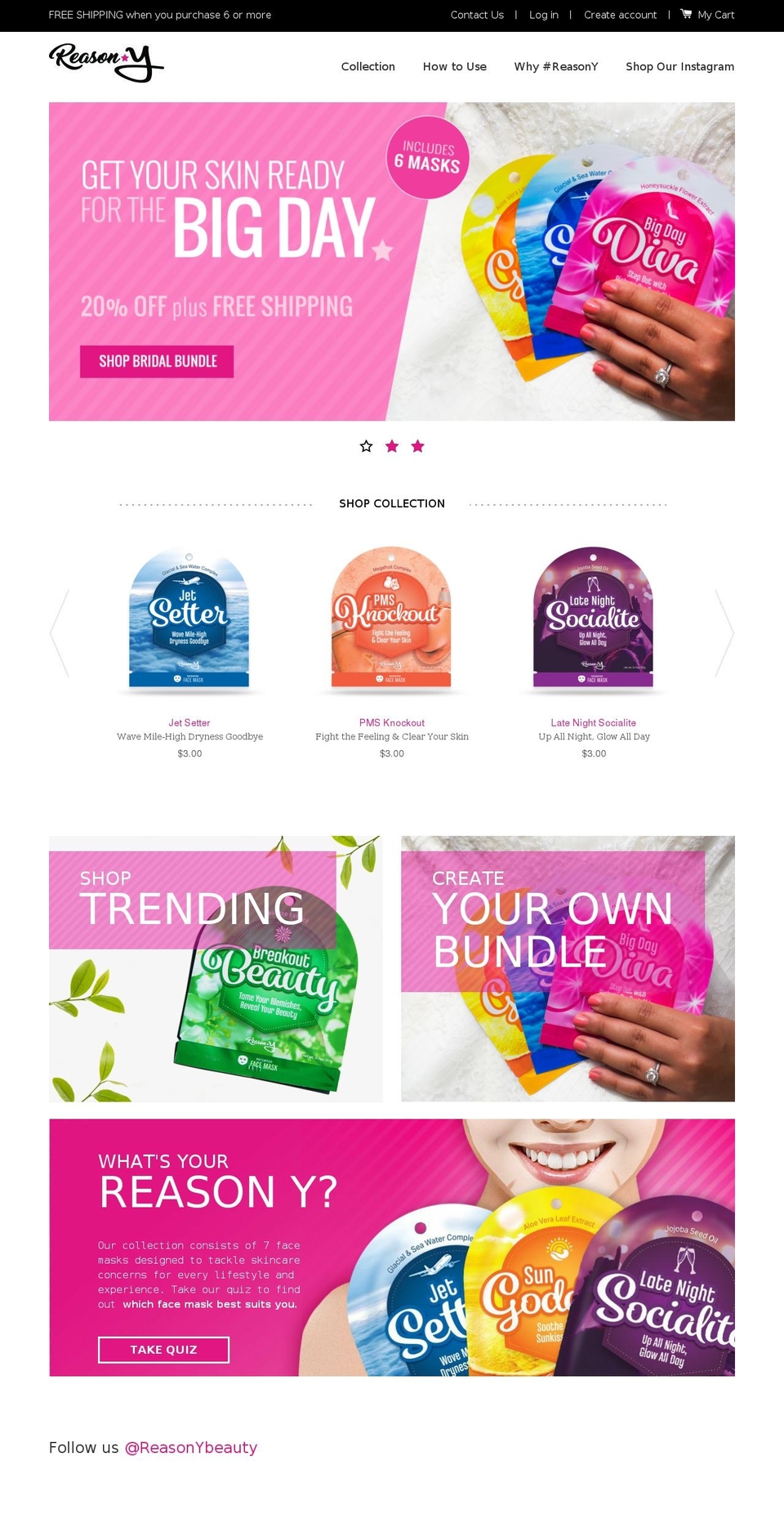 reasony.com — Shopify storefront screenshot