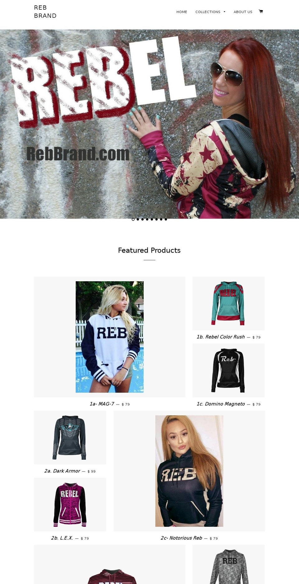 rebbrand.com shopify website screenshot