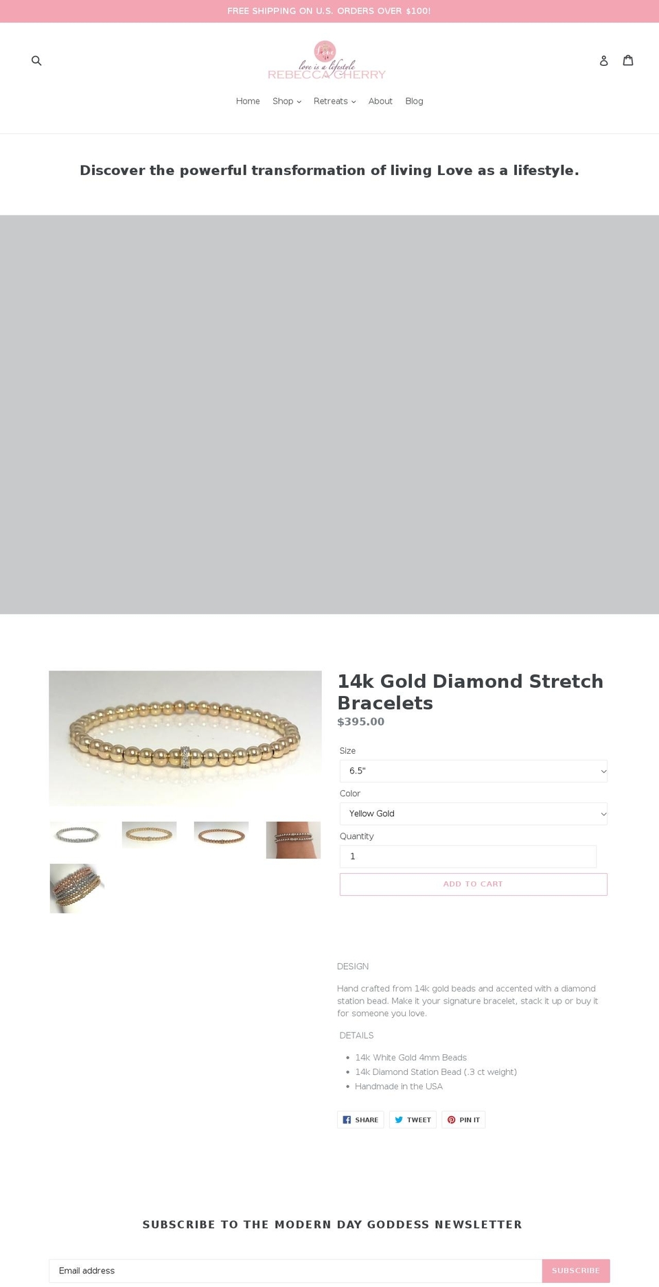 rebecca-cherry.com — Shopify storefront screenshot