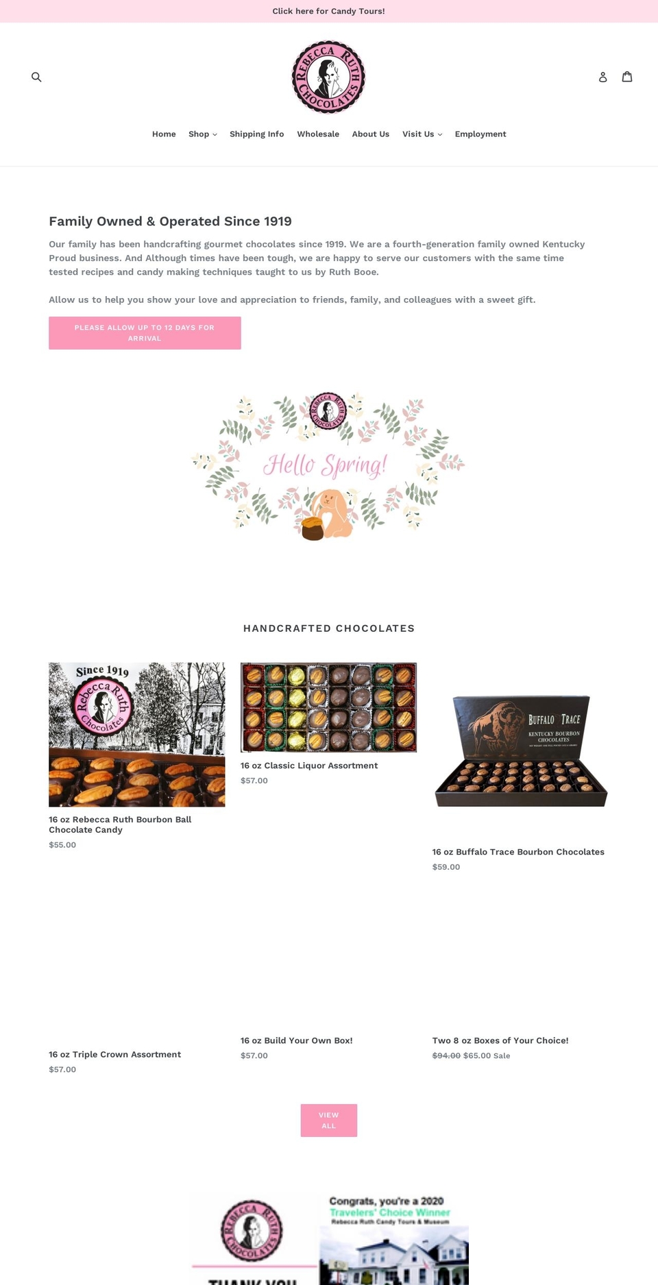rebeccaruthonline.com — Shopify storefront screenshot