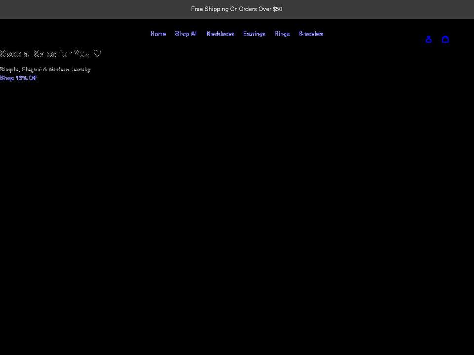 rebeccasjewels.com shopify website screenshot