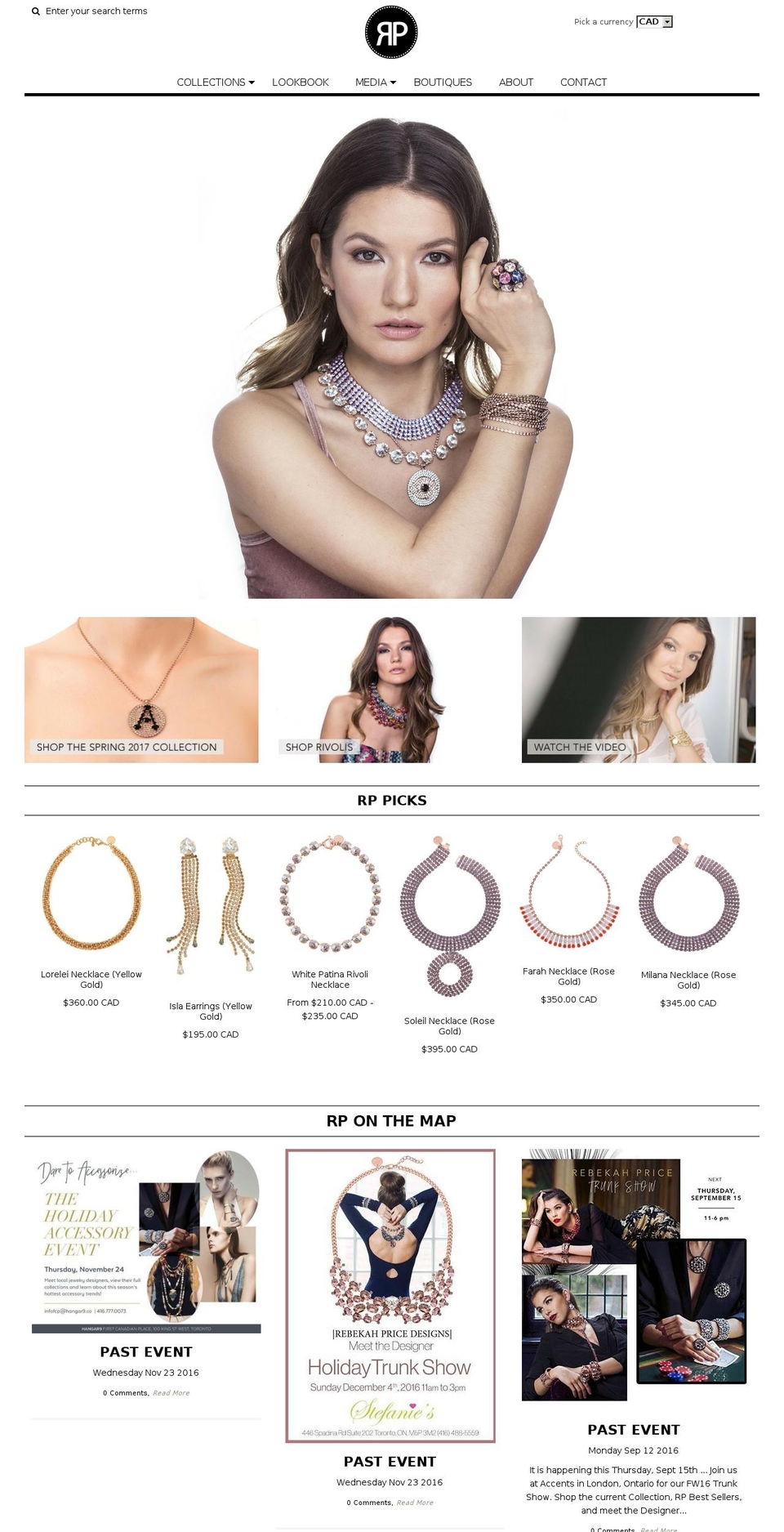rebekahprice.com shopify website screenshot