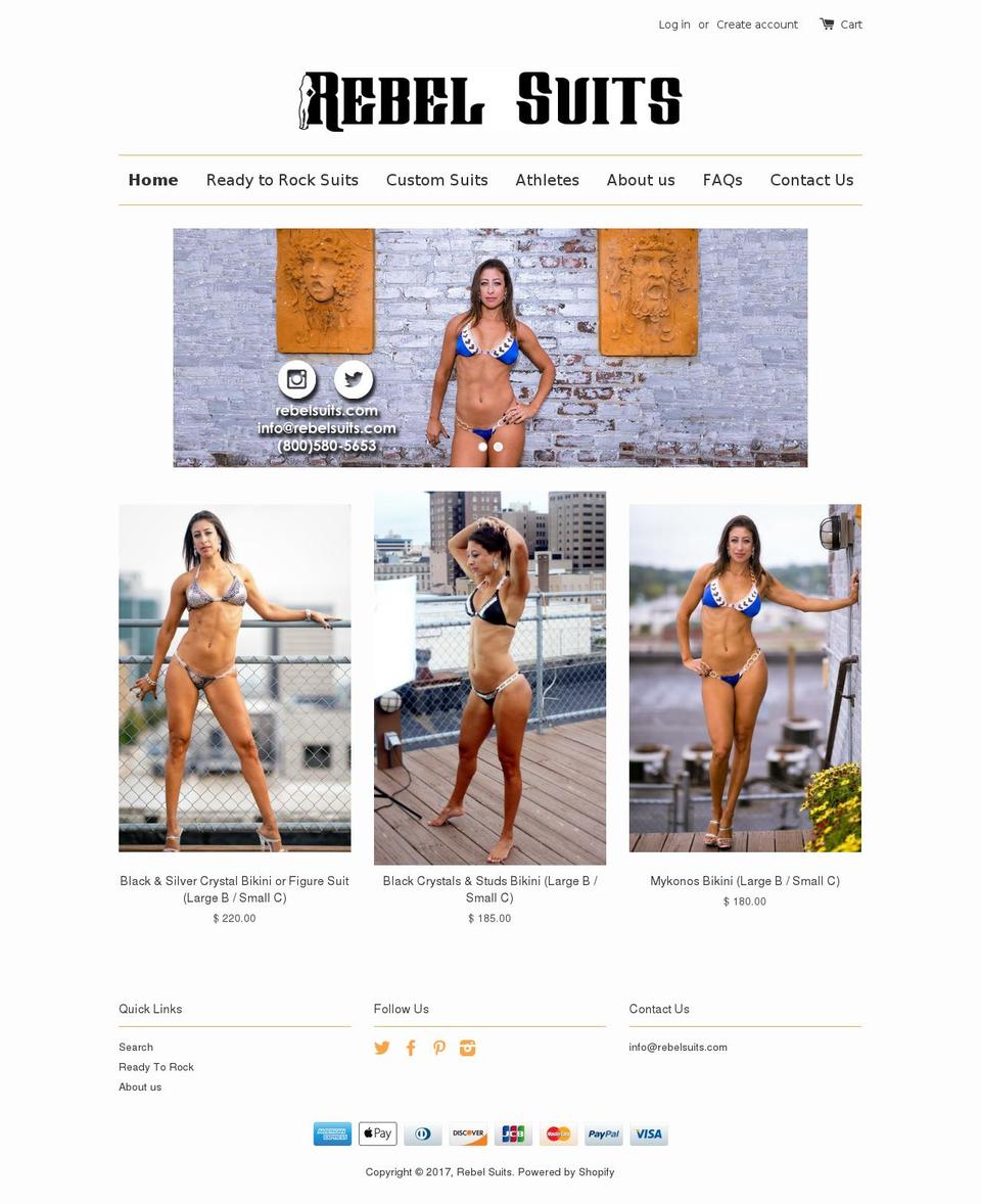 rebel-suits.com shopify website screenshot