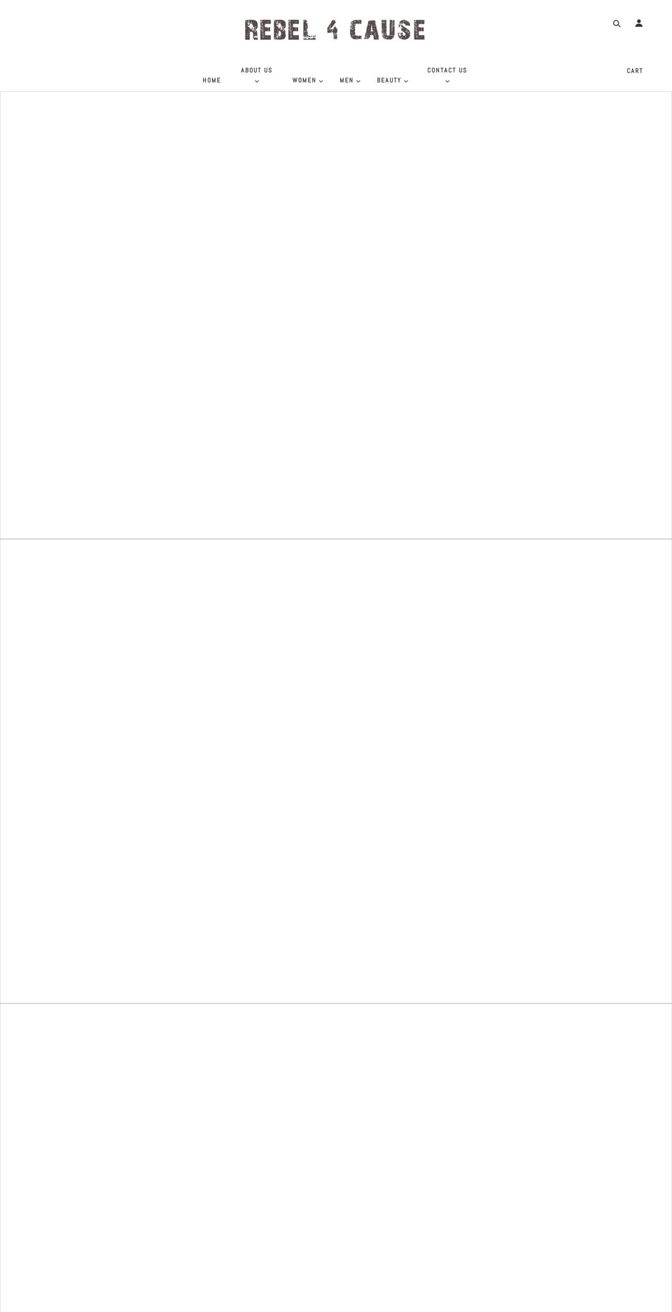 rebel4cause.com — Shopify storefront screenshot