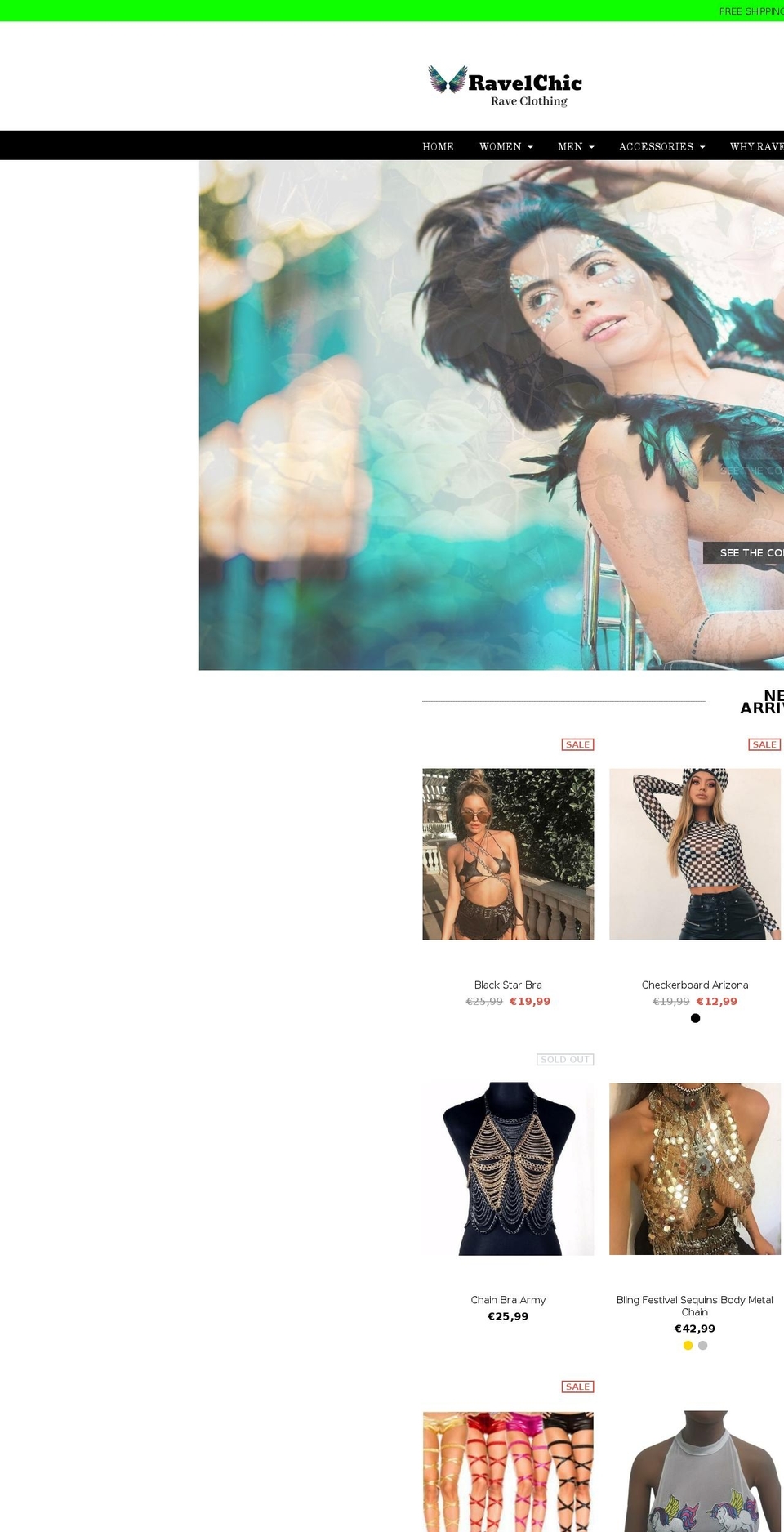 rebelady.com — Shopify storefront screenshot