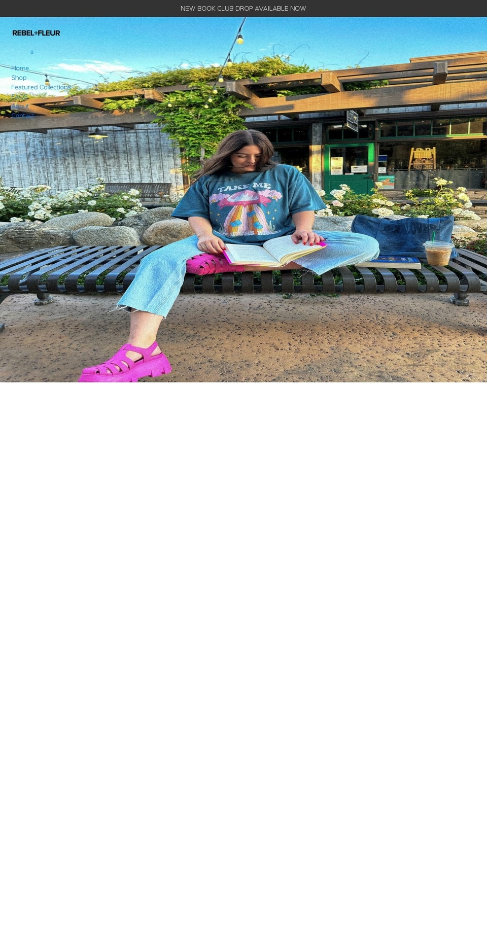 rebelandfleur.com shopify website screenshot