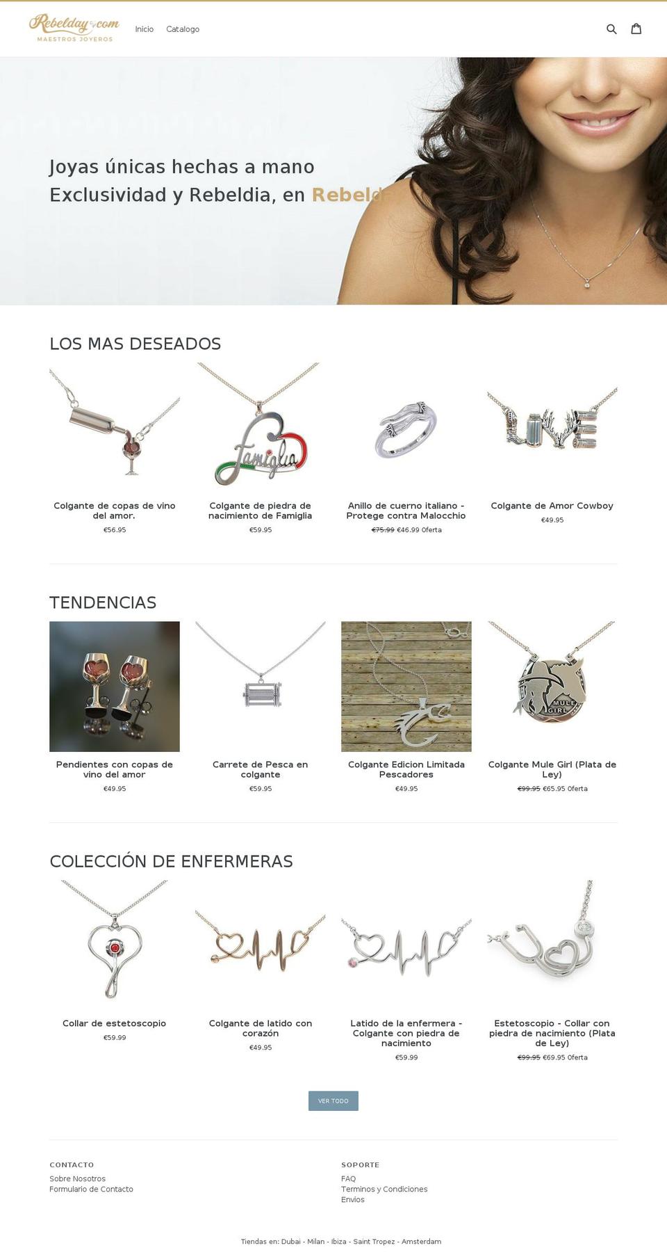 rebelday.com shopify website screenshot