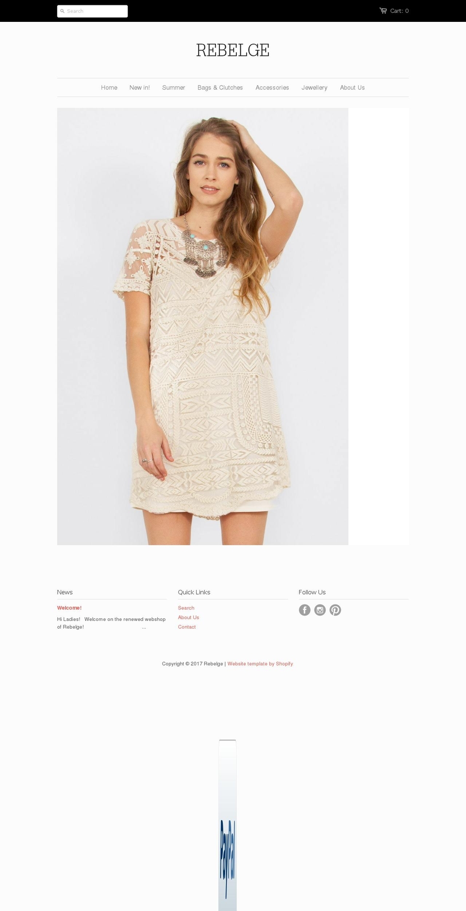 rebelge.com shopify website screenshot