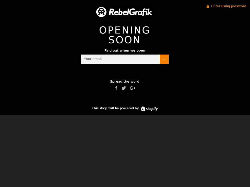 rebelgrafik.com shopify website screenshot
