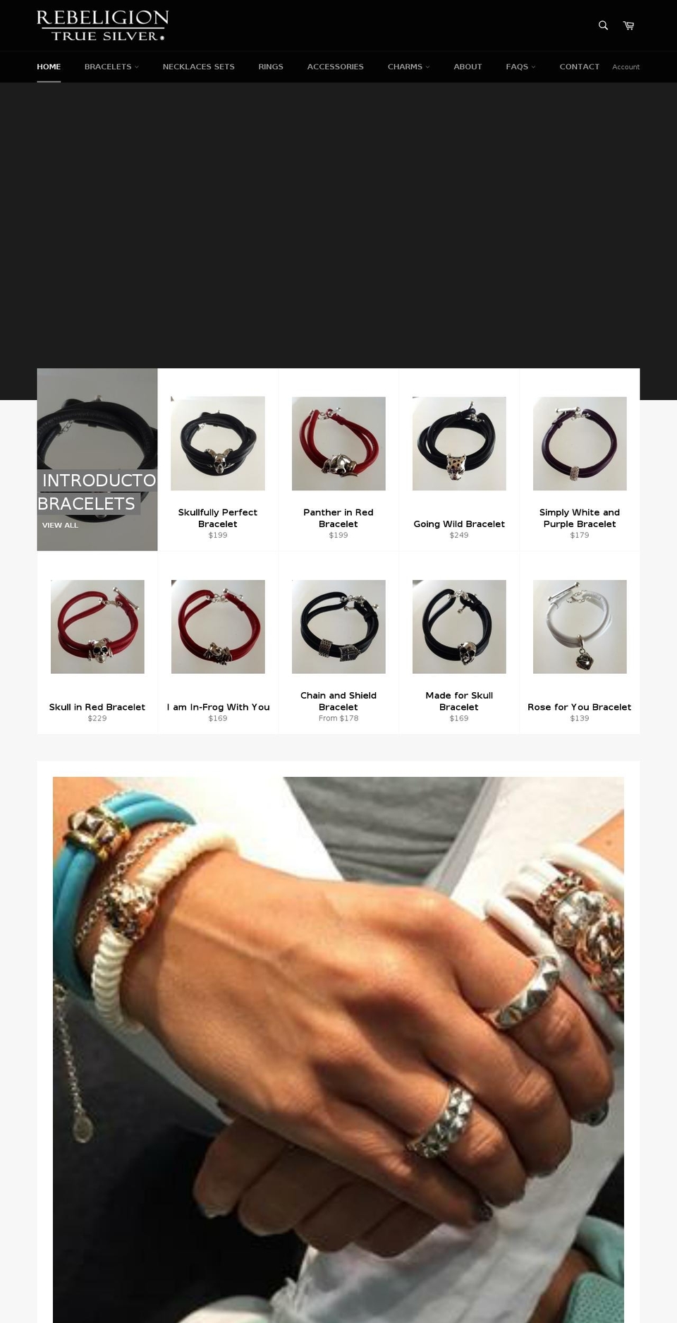 rebeligion.com.au shopify website screenshot