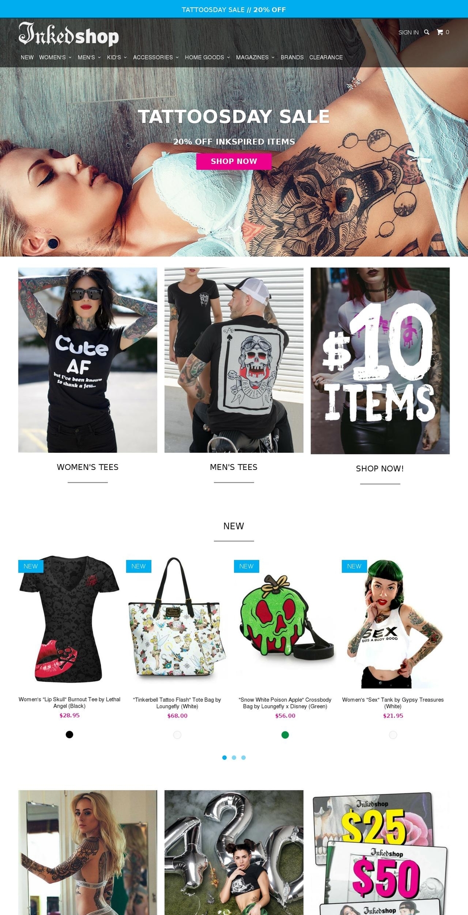 rebellcircus.com shopify website screenshot